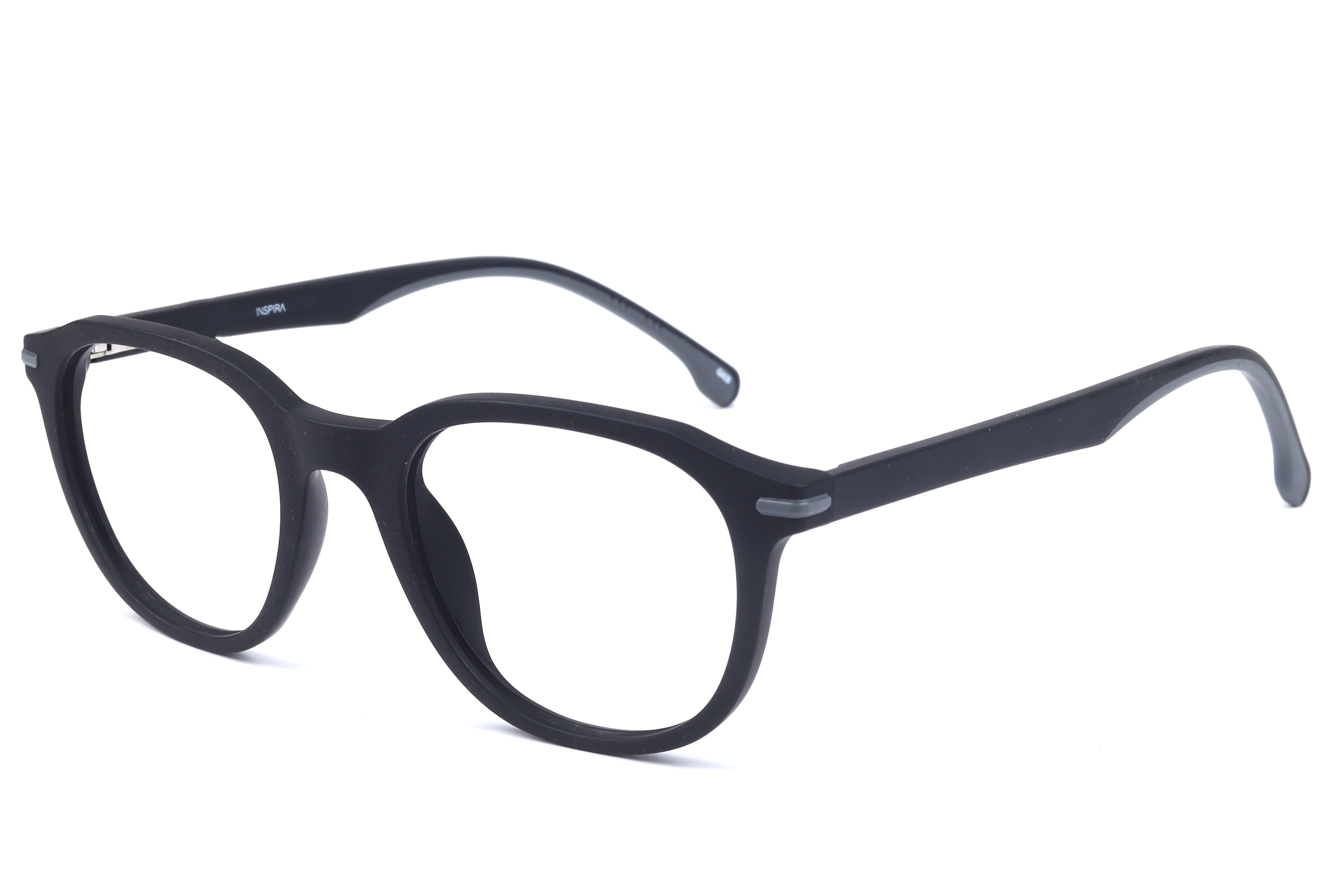 Inspira 30599-CW Frame Matt Black Unisex Full Shell Frame — Matt Black frame — view 1