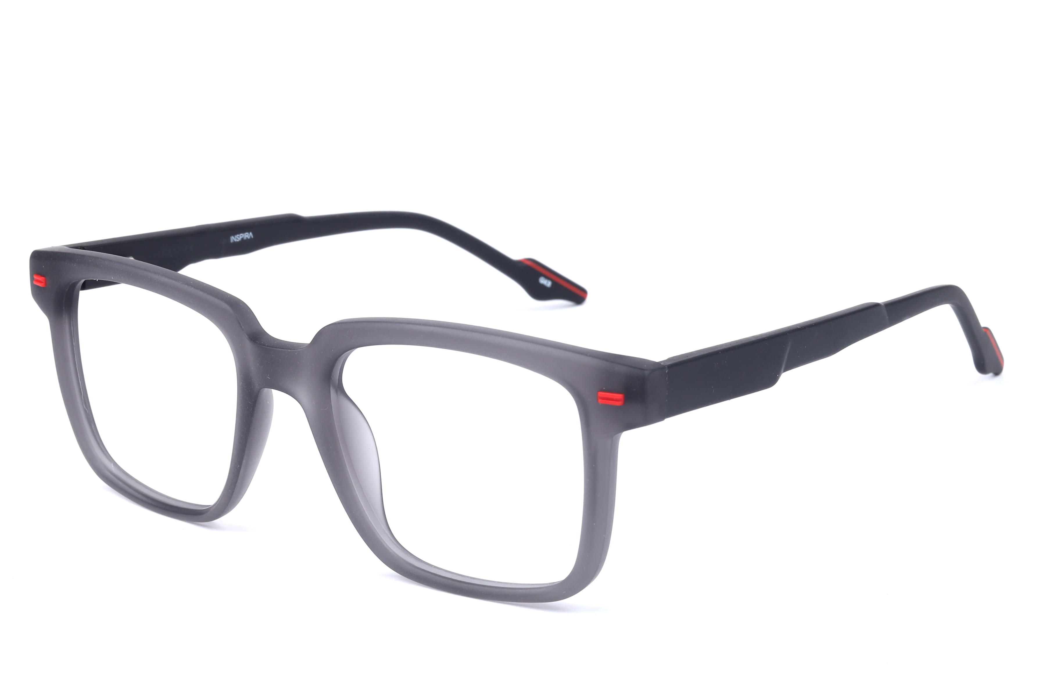 Inspira 30598-CW Frame Grey Male Full Shell Frame — Grey frame — view 1