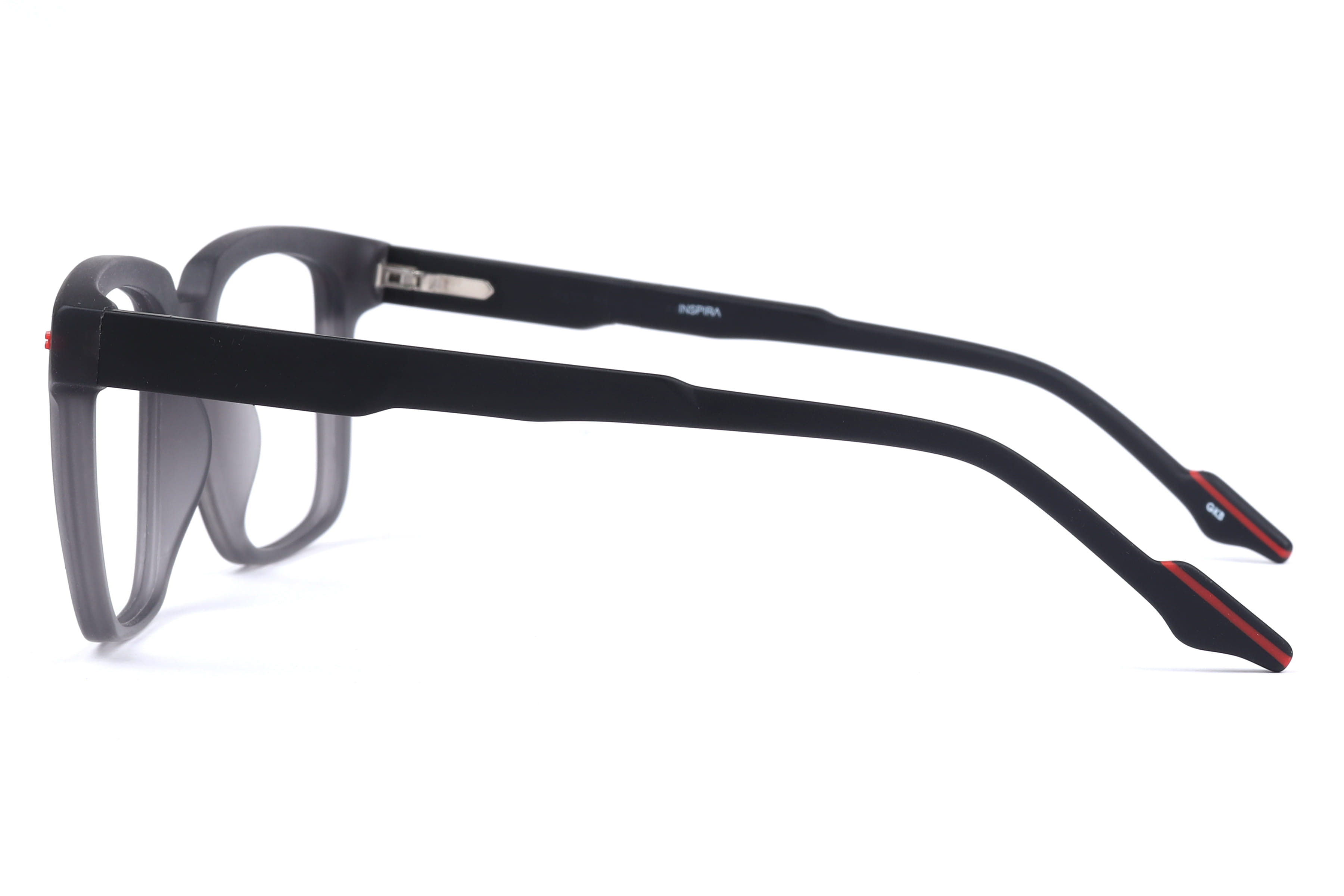 Inspira 30598-CW Frame Grey Male Full Shell Frame — Grey frame — view 3
