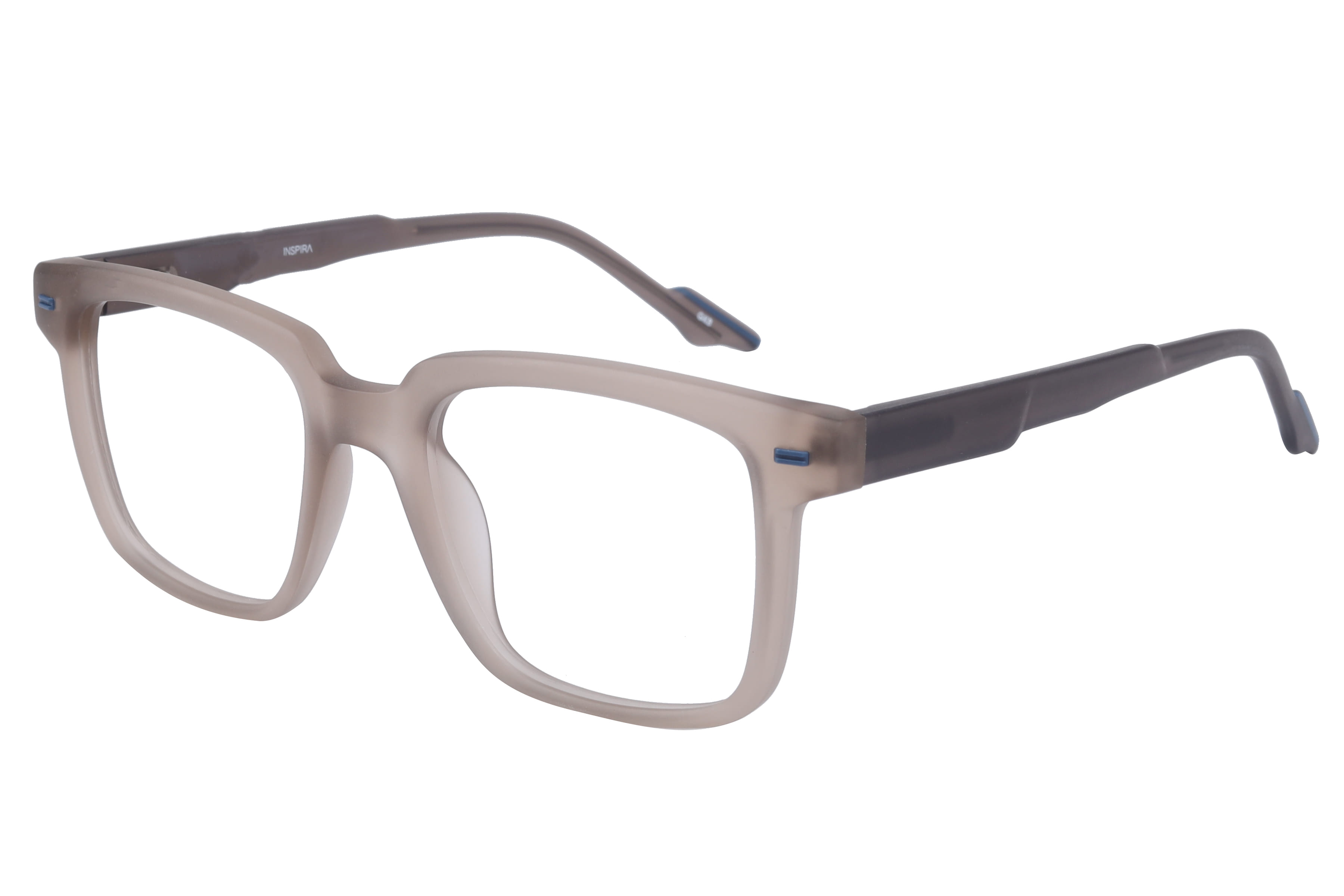 Inspira 30598-CW Frame Matt Brown Male Full Shell Frame — Matt Brown frame — view 1