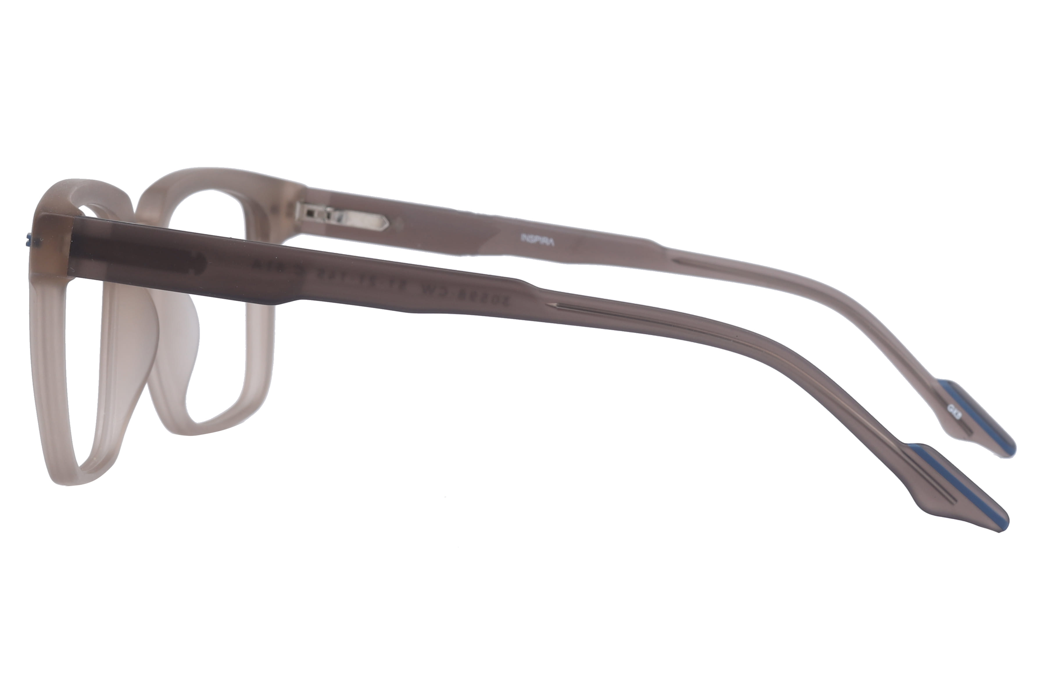 Inspira 30598-CW Frame Matt Brown Male Full Shell Frame — Matt Brown frame — view 3