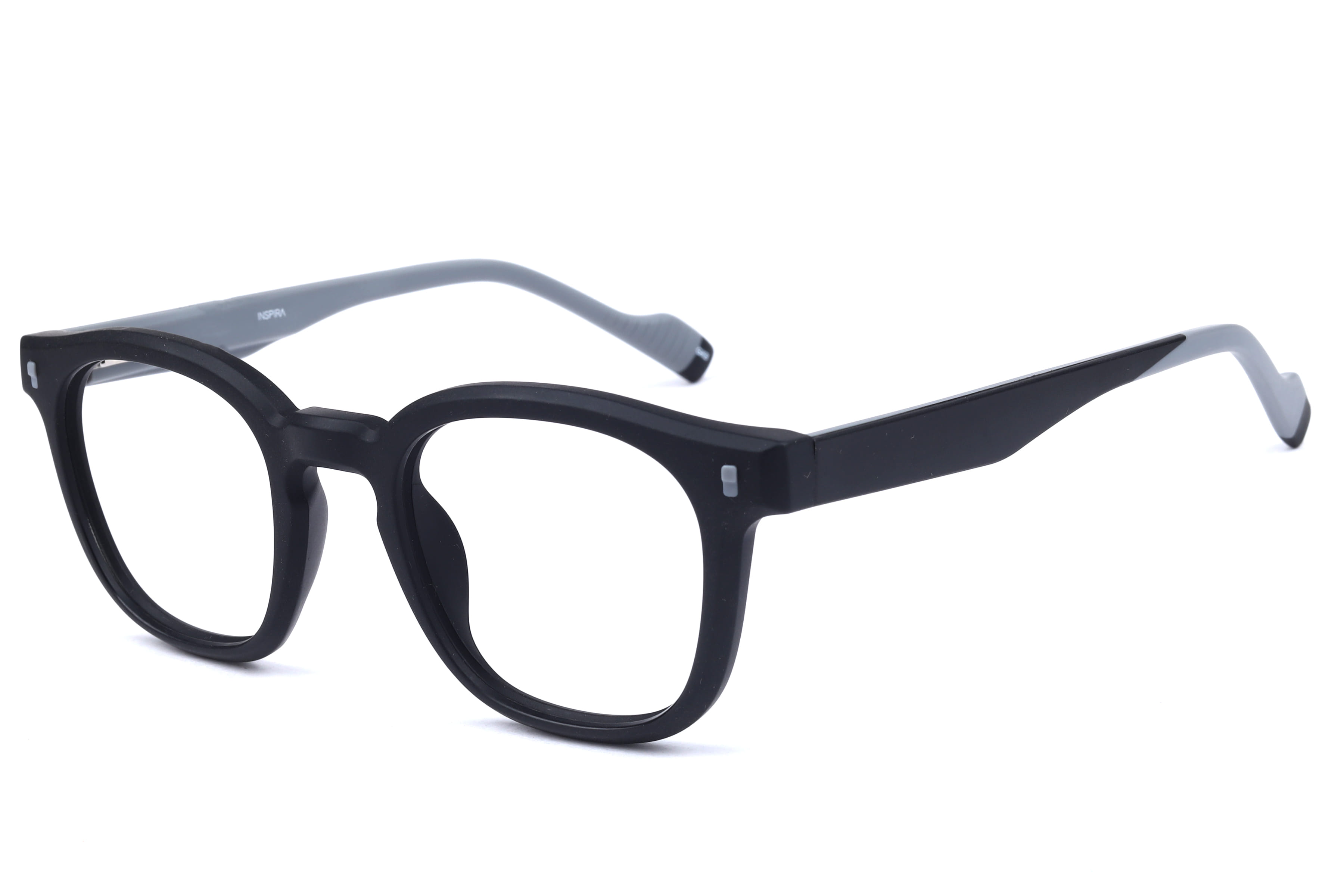 Inspira 30592-CW Frame Matt Black Unisex Full Shell Frame — Matt Black frame — view 1
