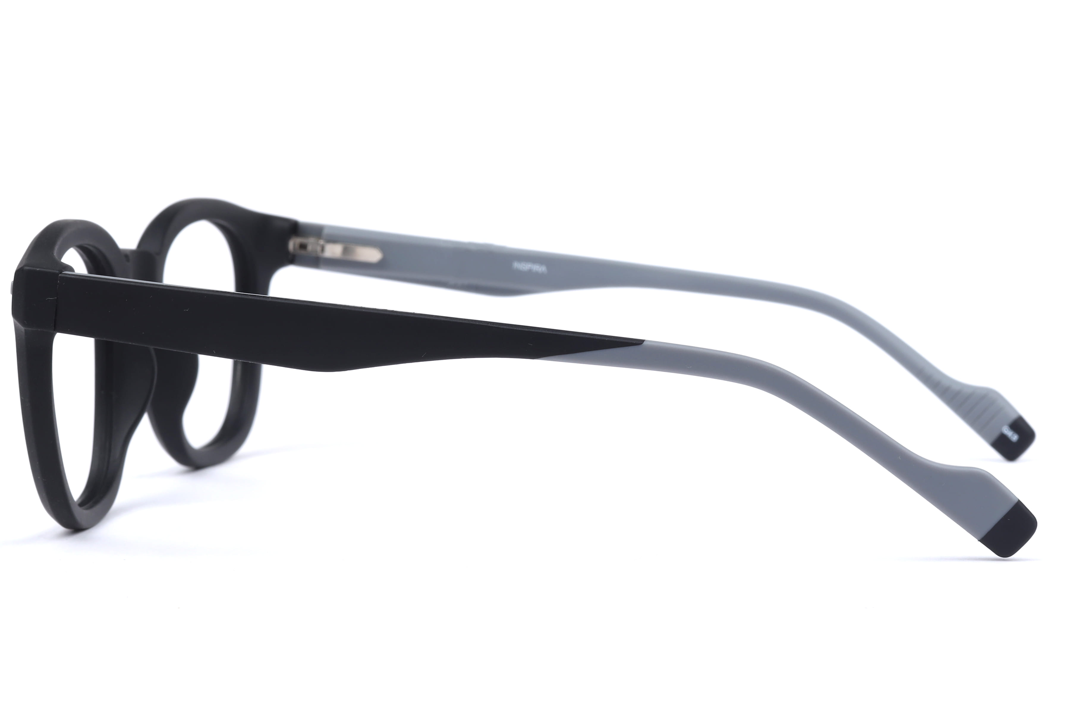Inspira 30592-CW Frame Matt Black Unisex Full Shell Frame — Matt Black frame — view 3