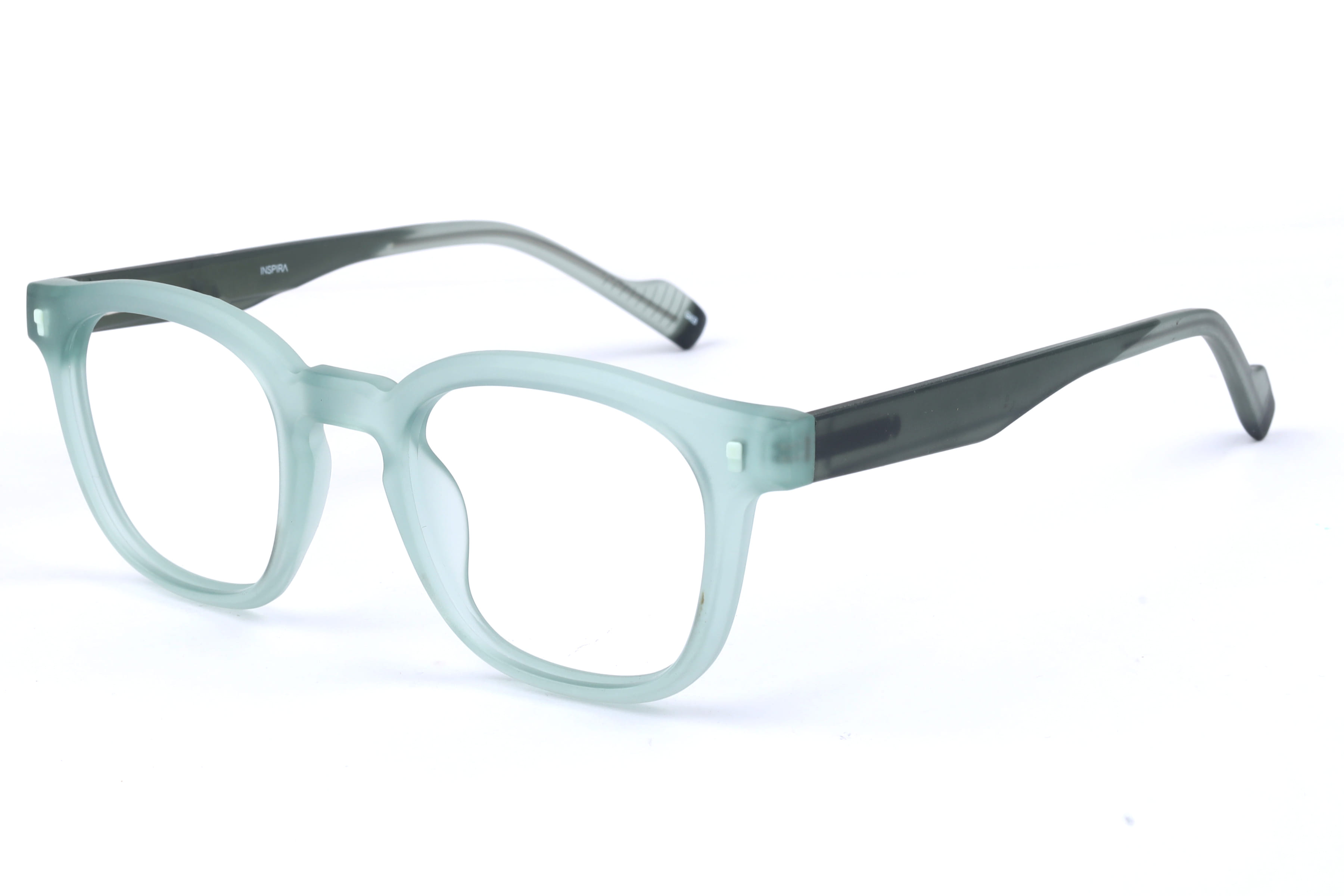 Inspira 30592-CW Frame Matt Green Unisex Full Shell Frame — Matt Green frame — view 1