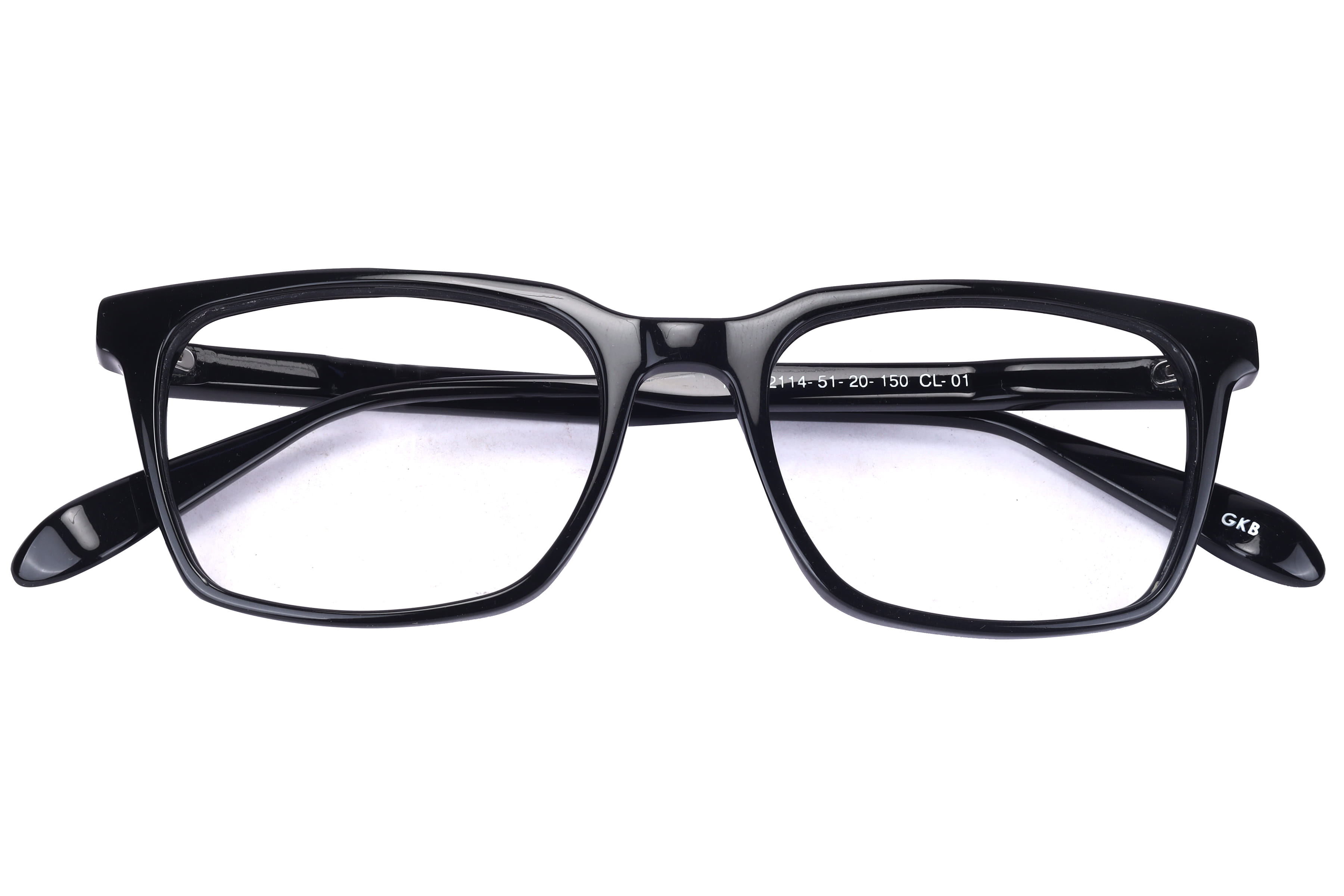 Inspira F2114 Frame Black Male Full Shell Frame — Black frame — view 4