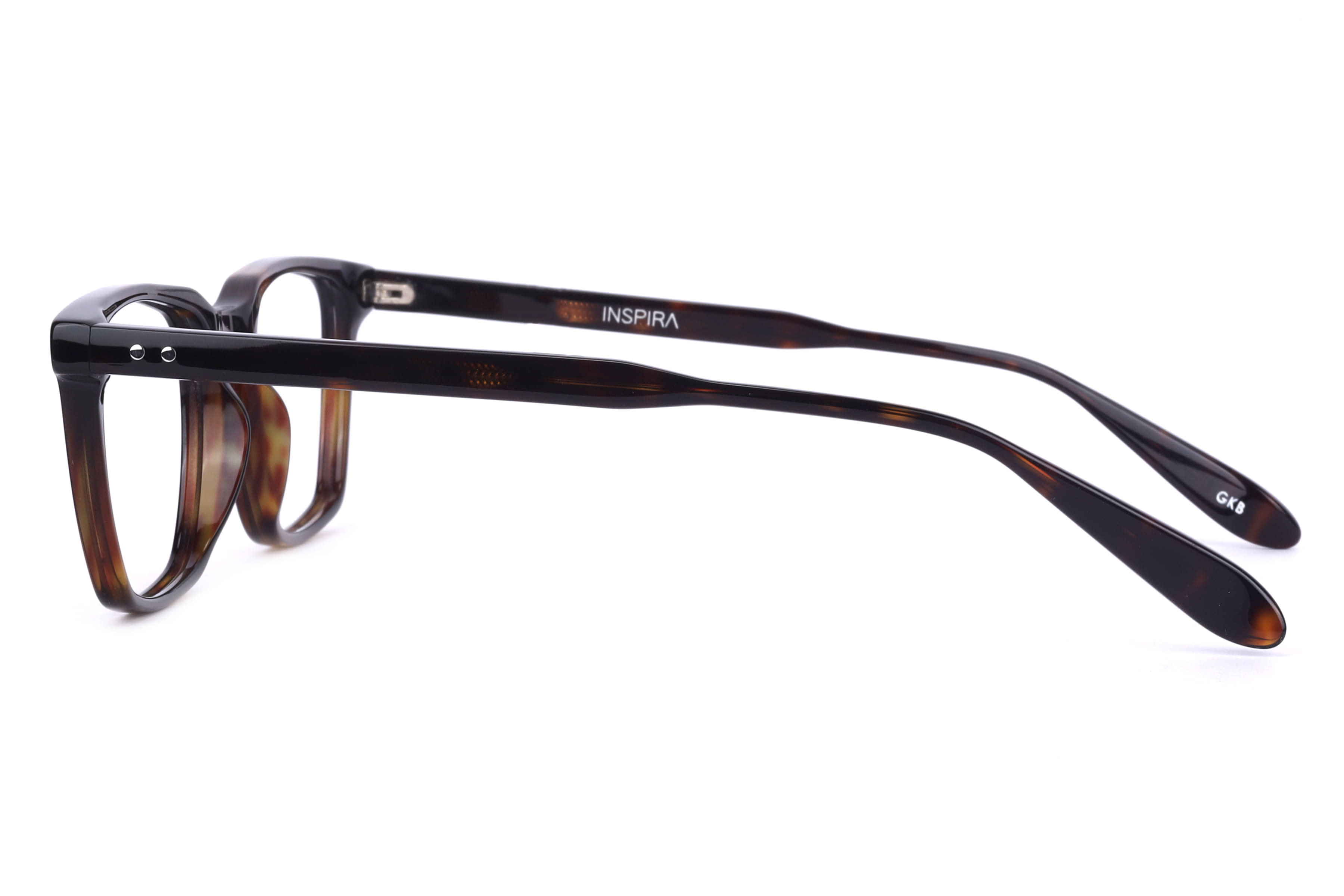 Inspira F2114 Frame Havana Male Full Shell Frame — Havana frame — view 3