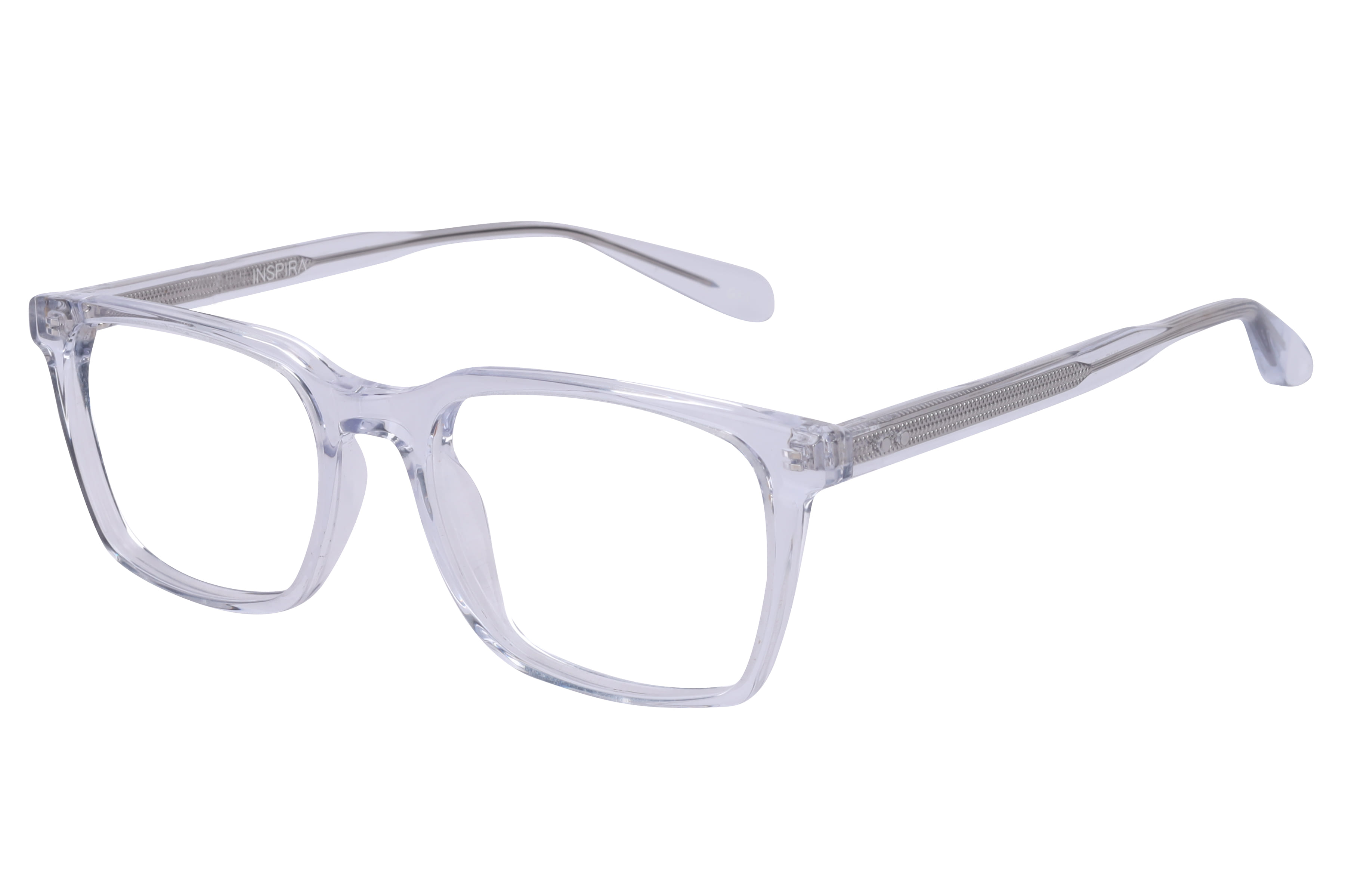 Inspira F2114 Frame Transparent Male Full Shell Frame — Transparent frame — view 1