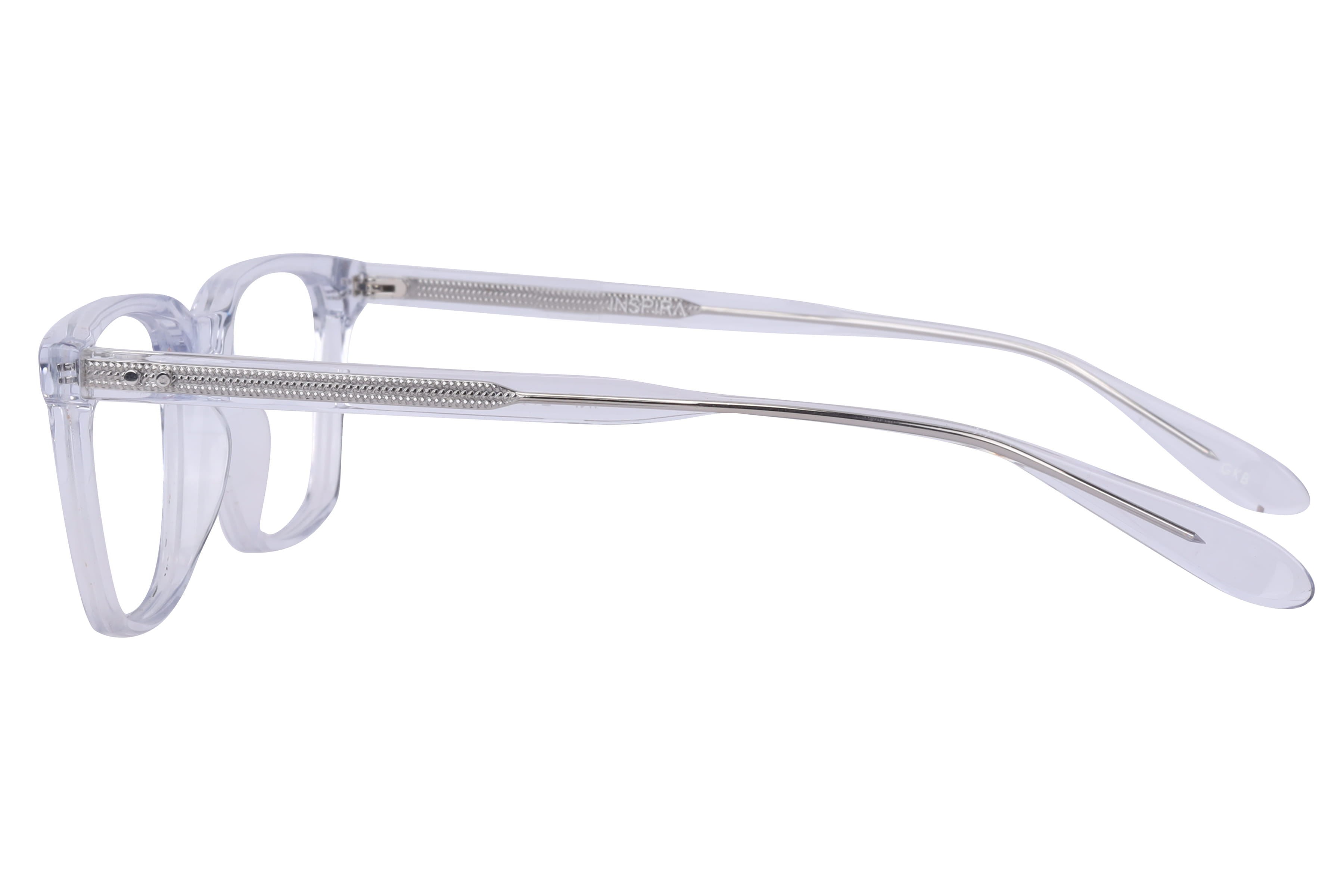 Inspira F2114 Frame Transparent Male Full Shell Frame — Transparent frame — view 3