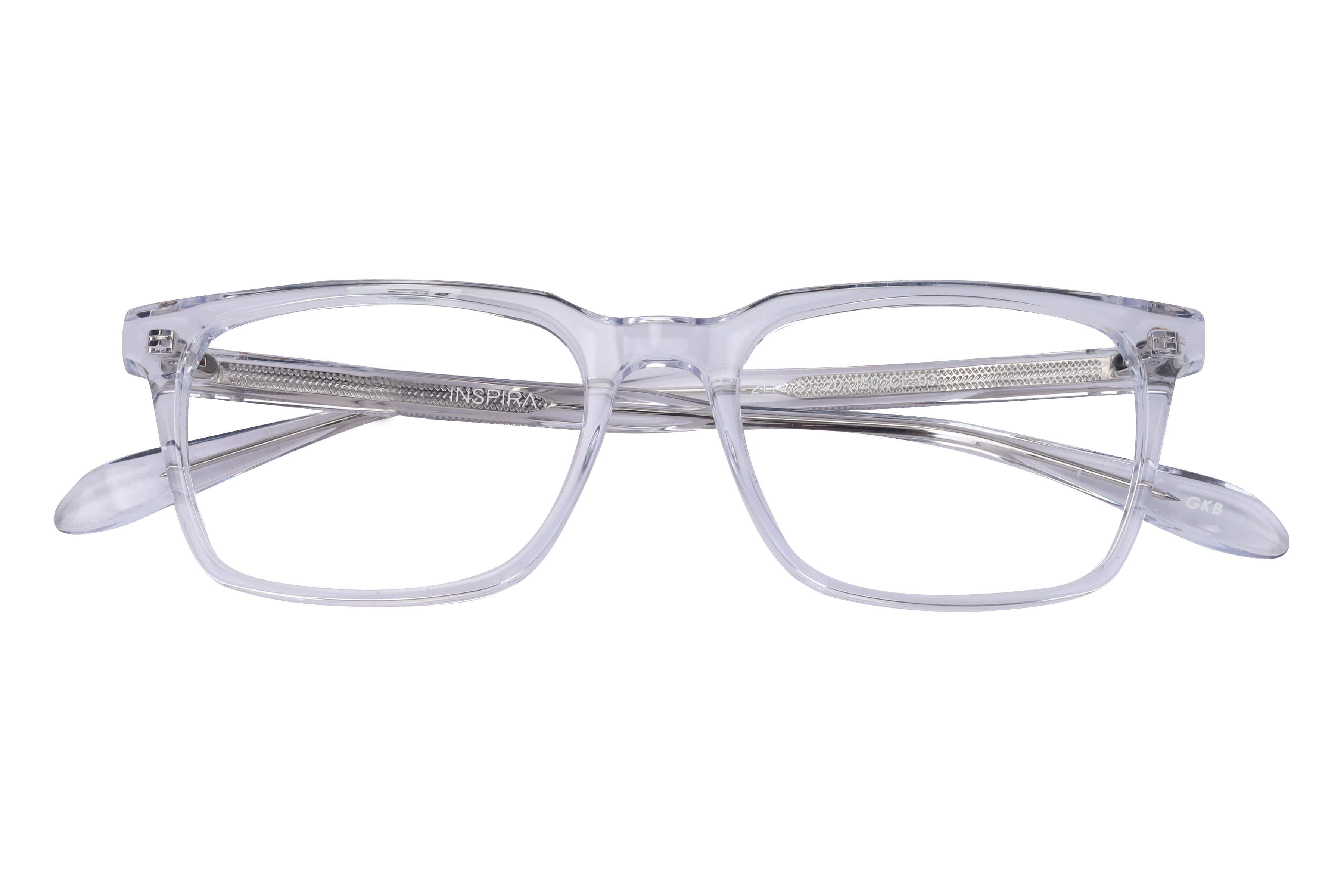 Inspira F2114 Frame Transparent Male Full Shell Frame — Transparent frame — view 4