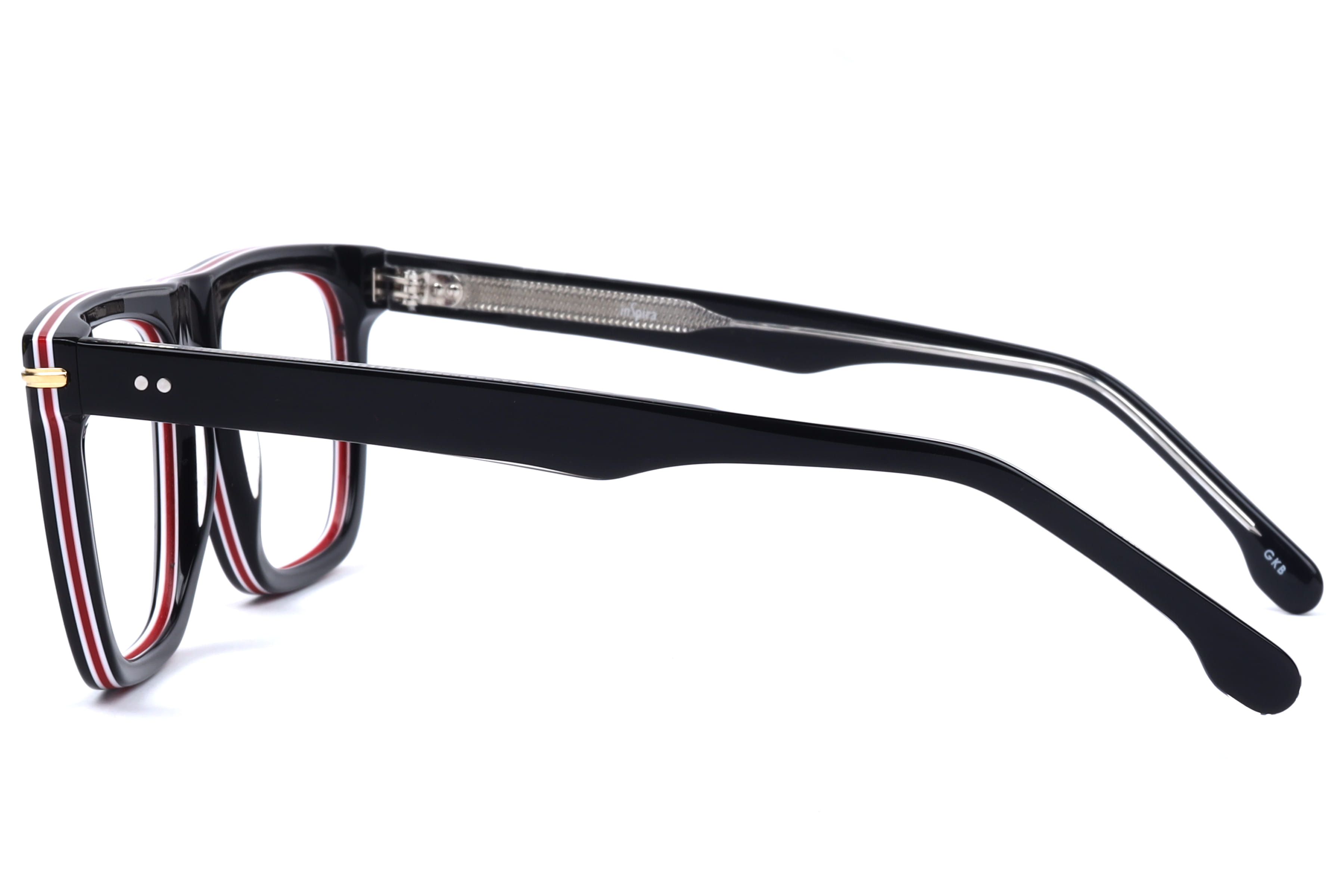 Inspira T91027 Frame Black Male Full Shell Frame — Black frame — view 3