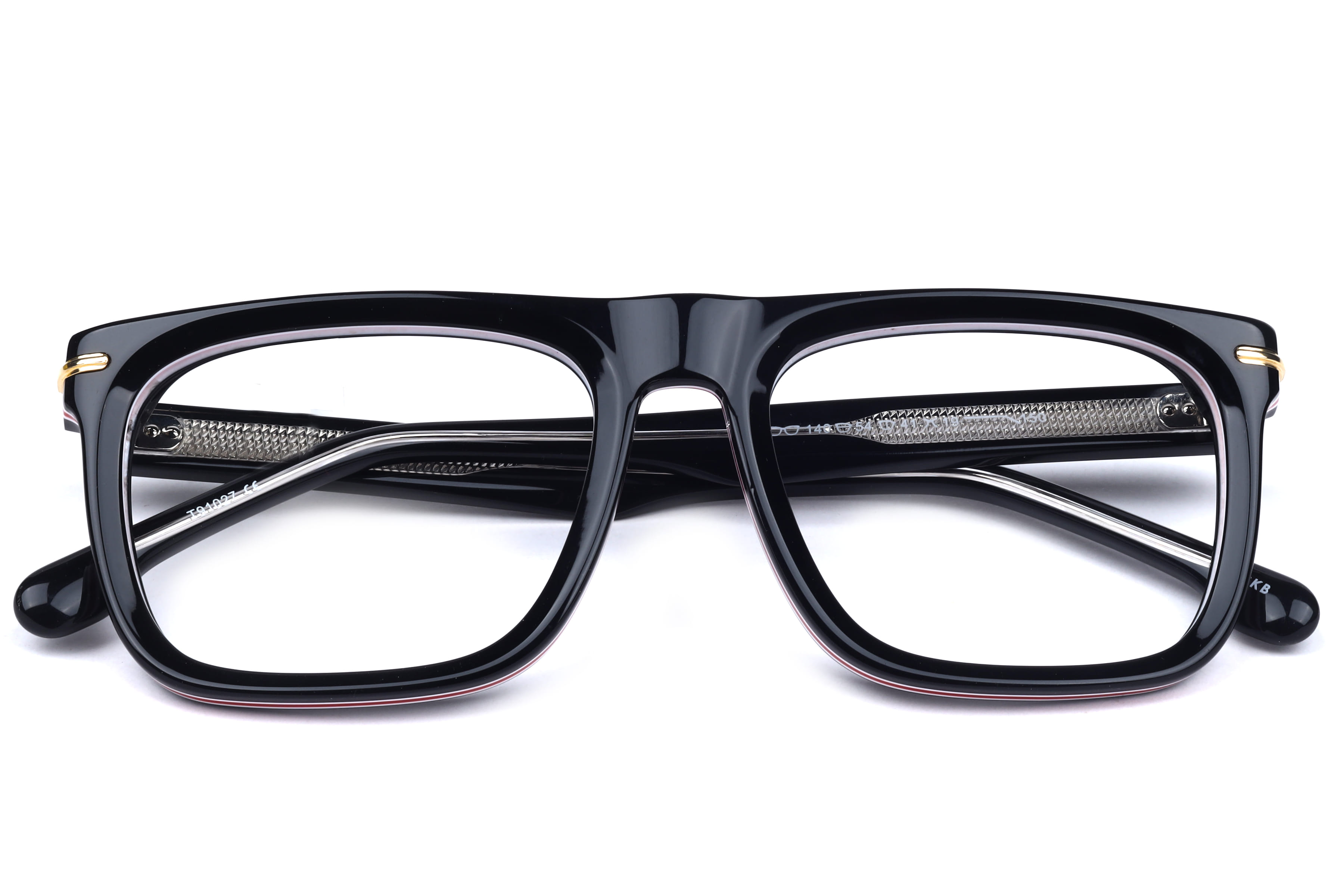 Inspira T91027 Frame Black Male Full Shell Frame — Black frame — view 4