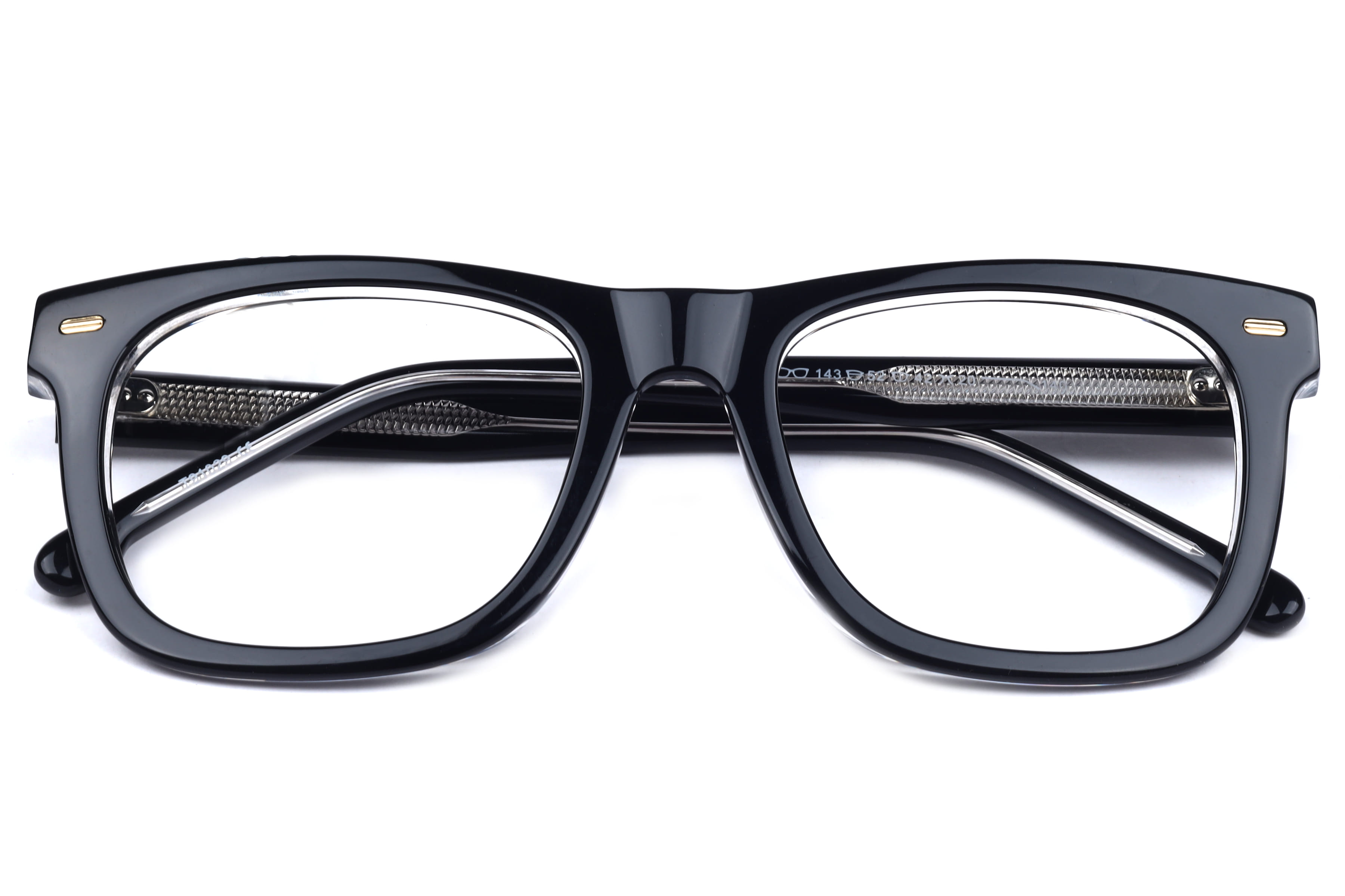 Inspira T91029 Frame Black Male Full Shell Frame — Black frame — view 4