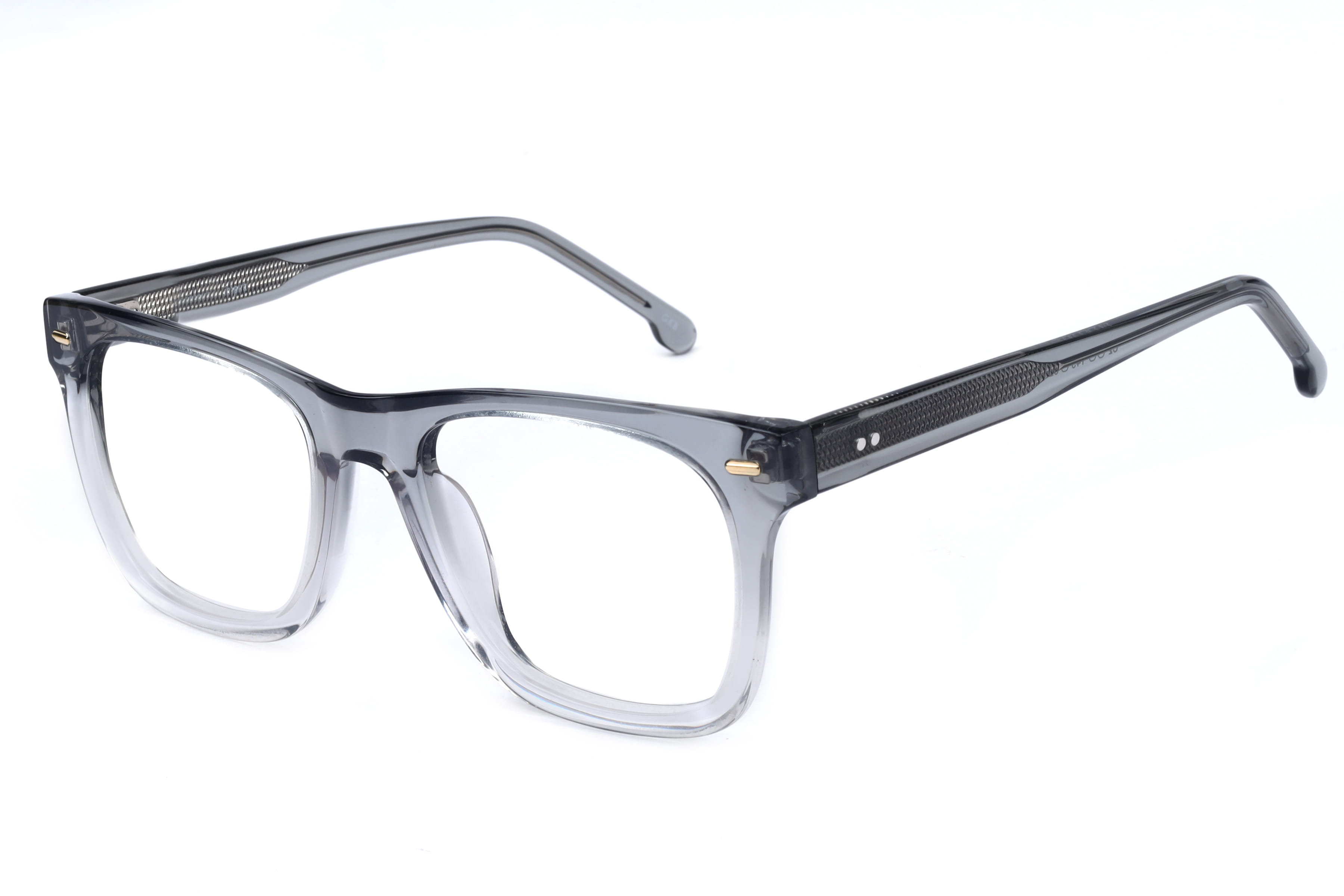 Inspira T91029 Frame Transparent Grey Male Full Shell Frame — Transparent Grey frame — view 1