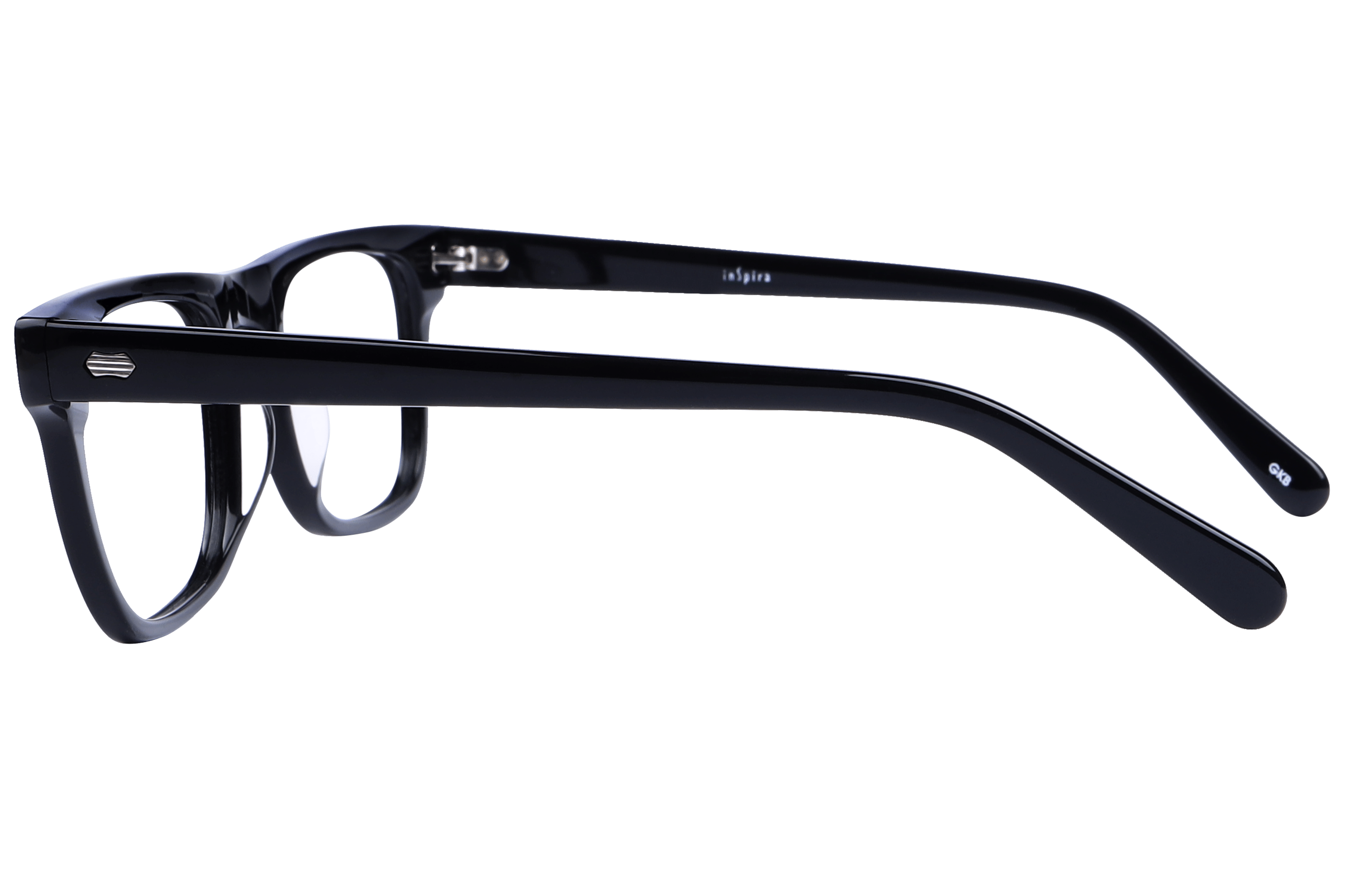 Inspira 60205-FY Frame Black Male Full Shell Frame — view 3