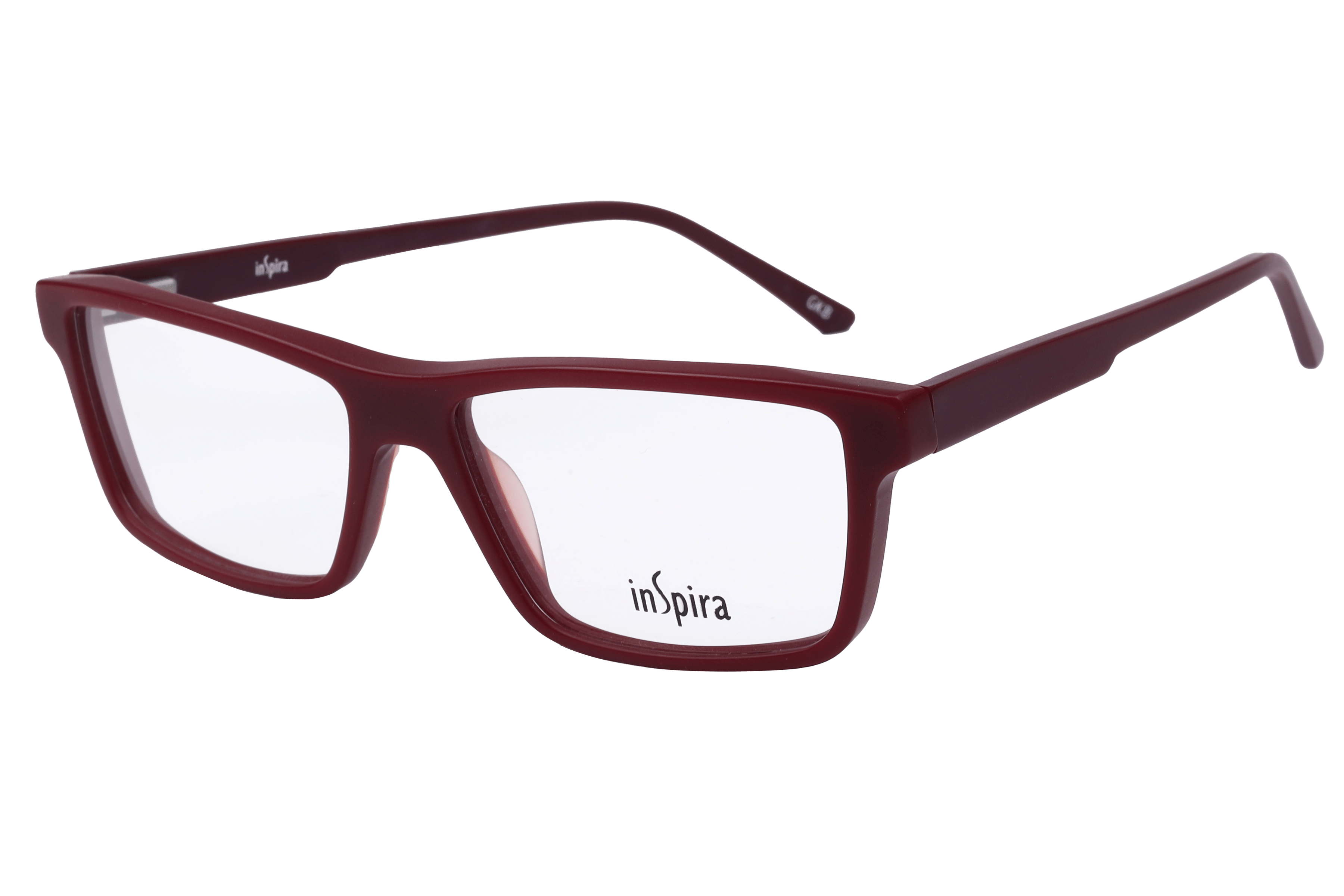 Inspira F2130 Frame Matt Maroon Unisex Full Shell — Matt Maroon frame