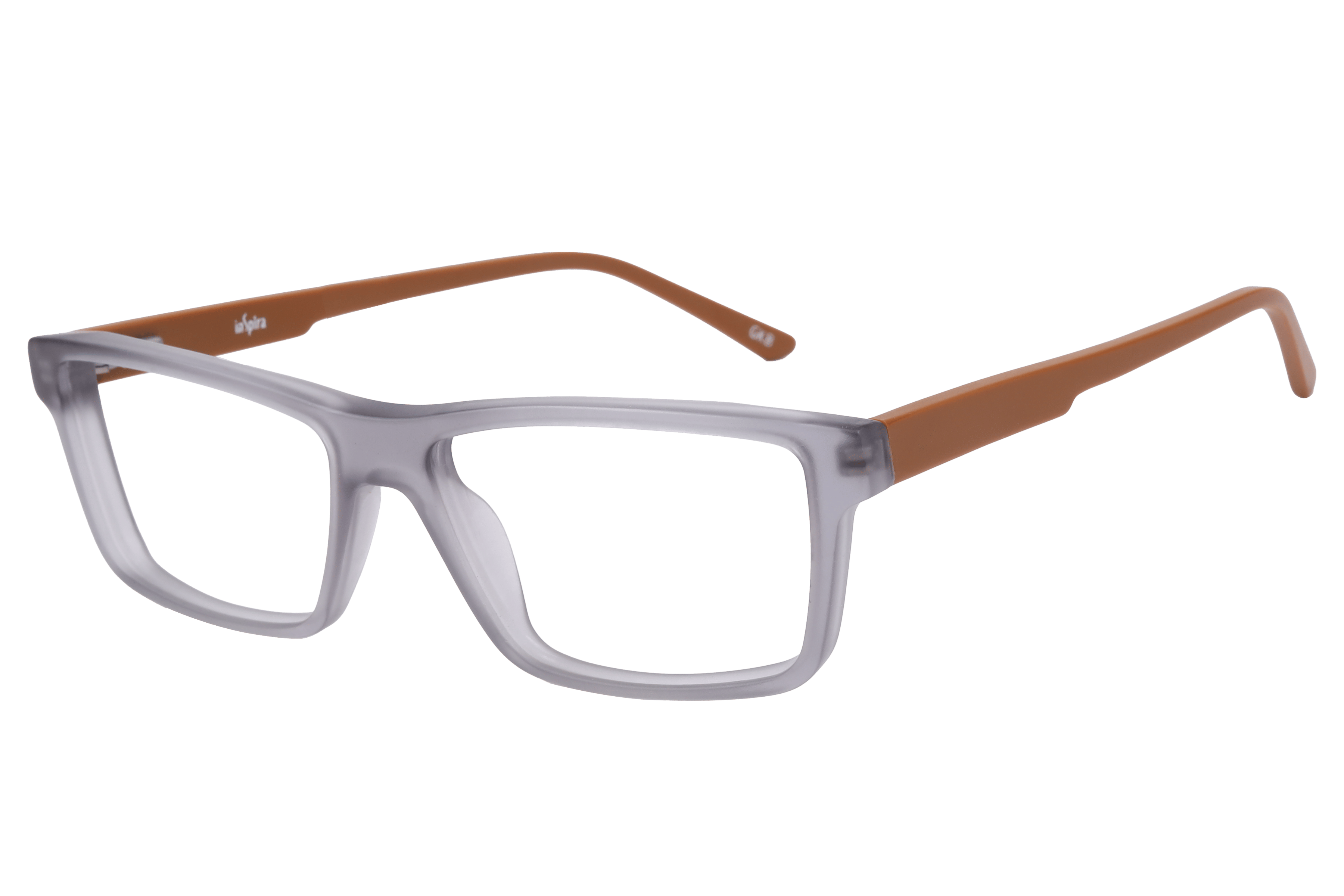 Inspira F2130 Frame Matt Transparent Gre Unisex Full Shell — Matt Transparent Gre frame