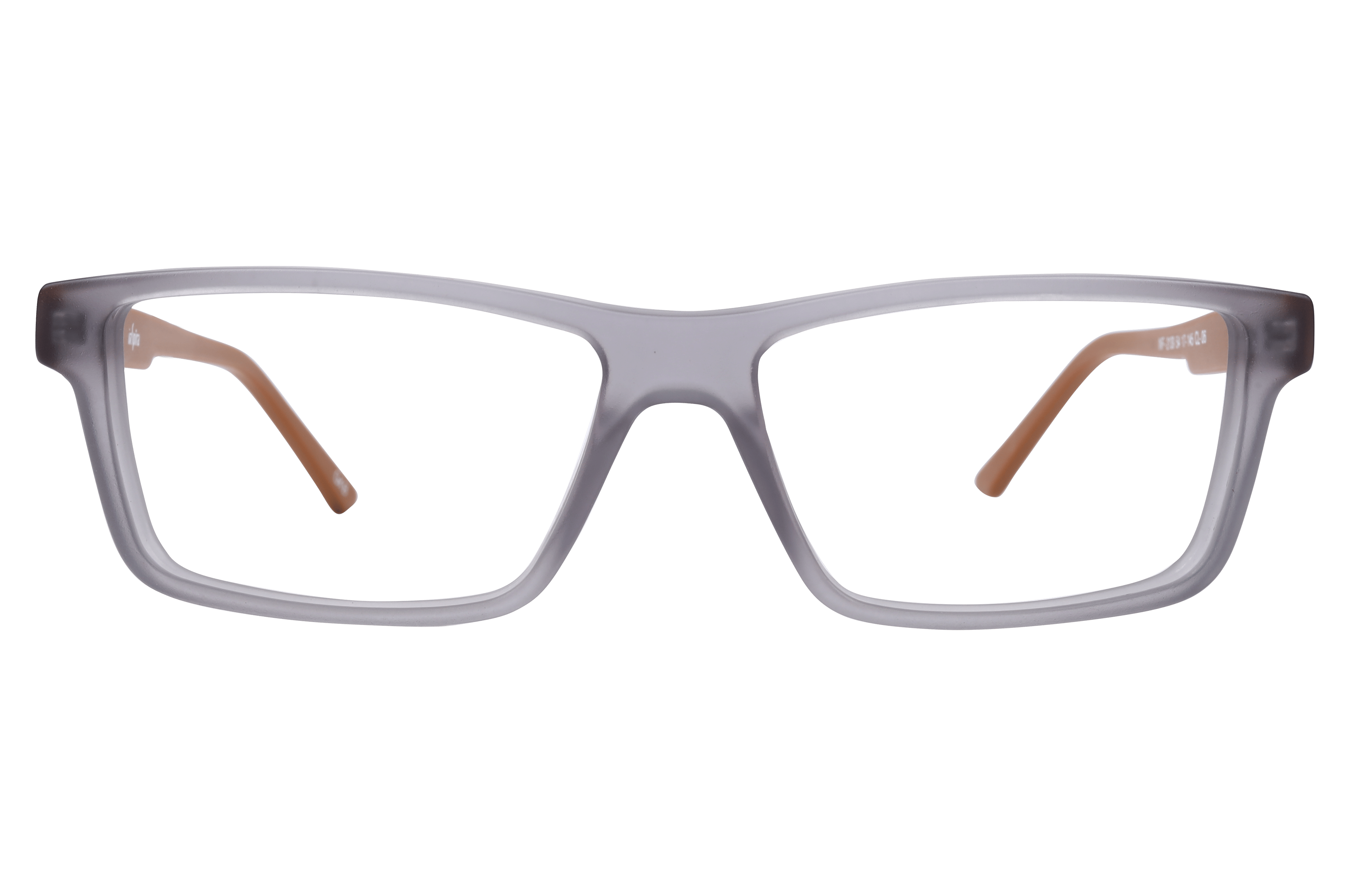 Inspira F2130 Frame Matt Transparent Gre Unisex Full Shell Frame — Matt Transparent Gre frame — view 2