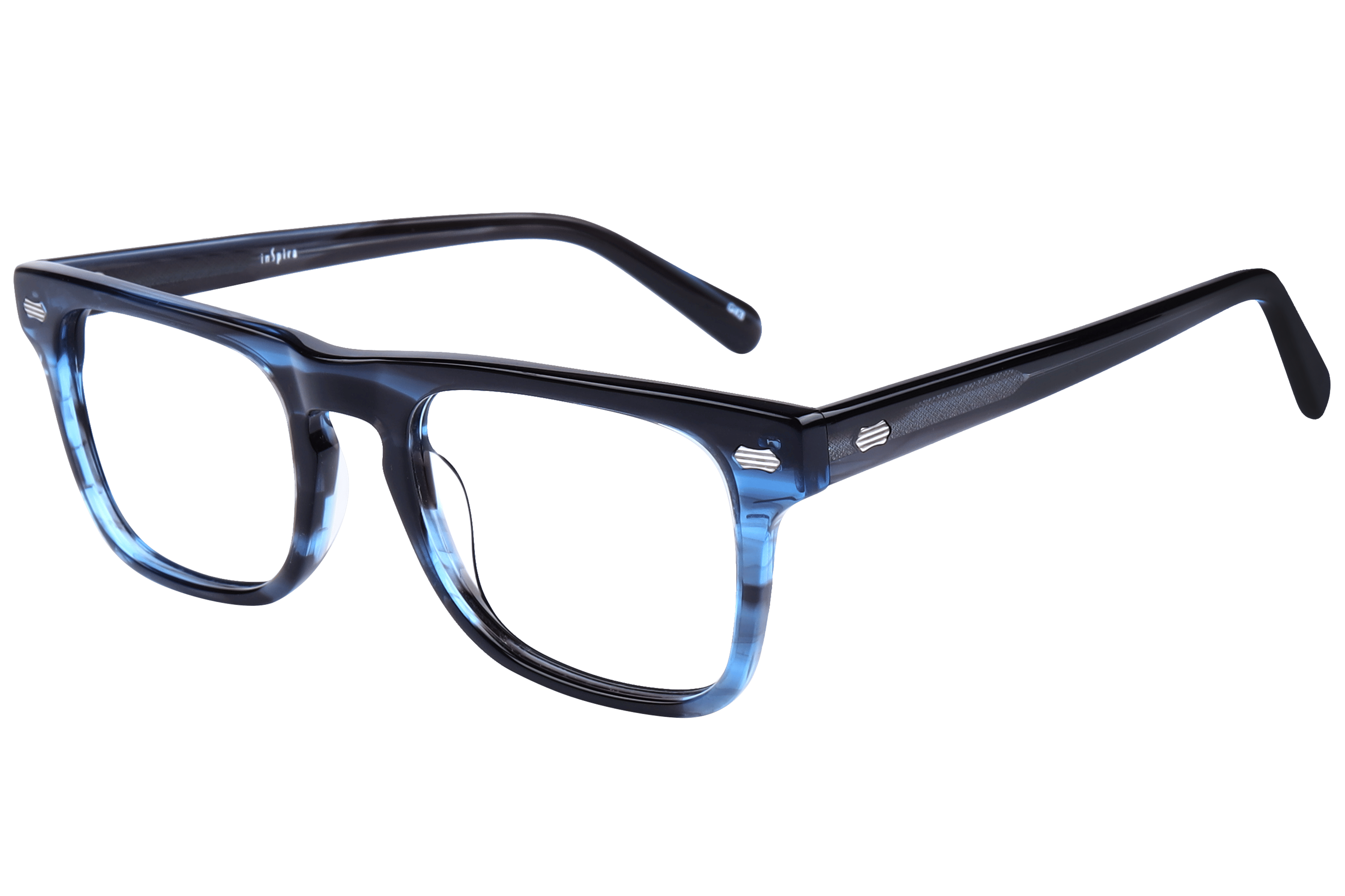Inspira 60205-FY Frame Blue Male Full Shell — Blue frame