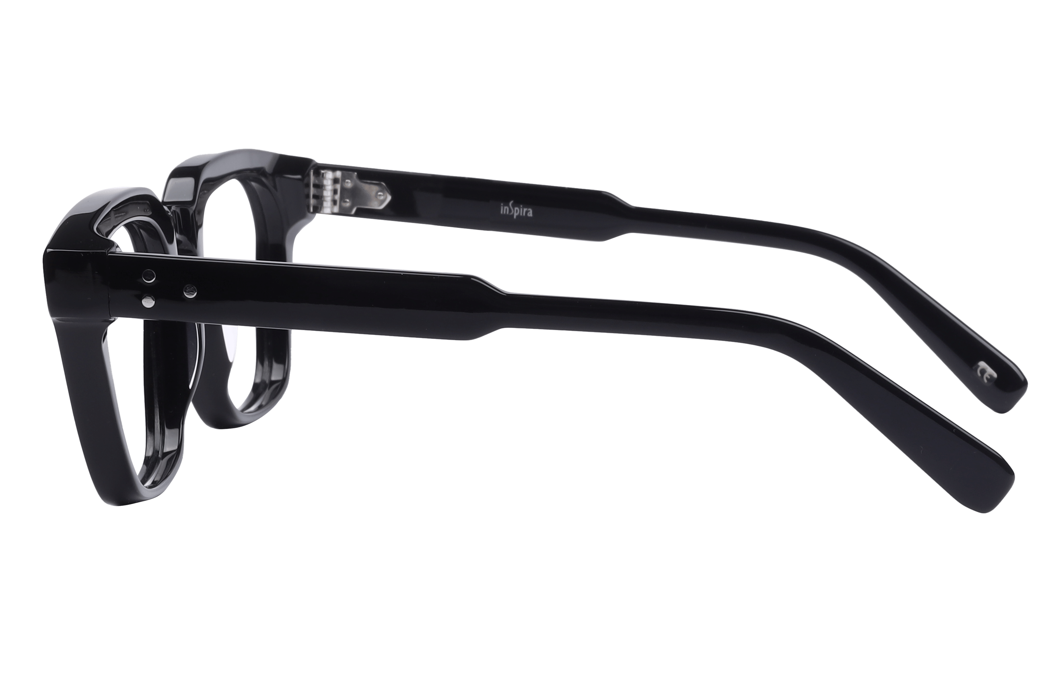 Inspira AS6511 Frame Black Male Full Shell Frame — Black frame — view 3