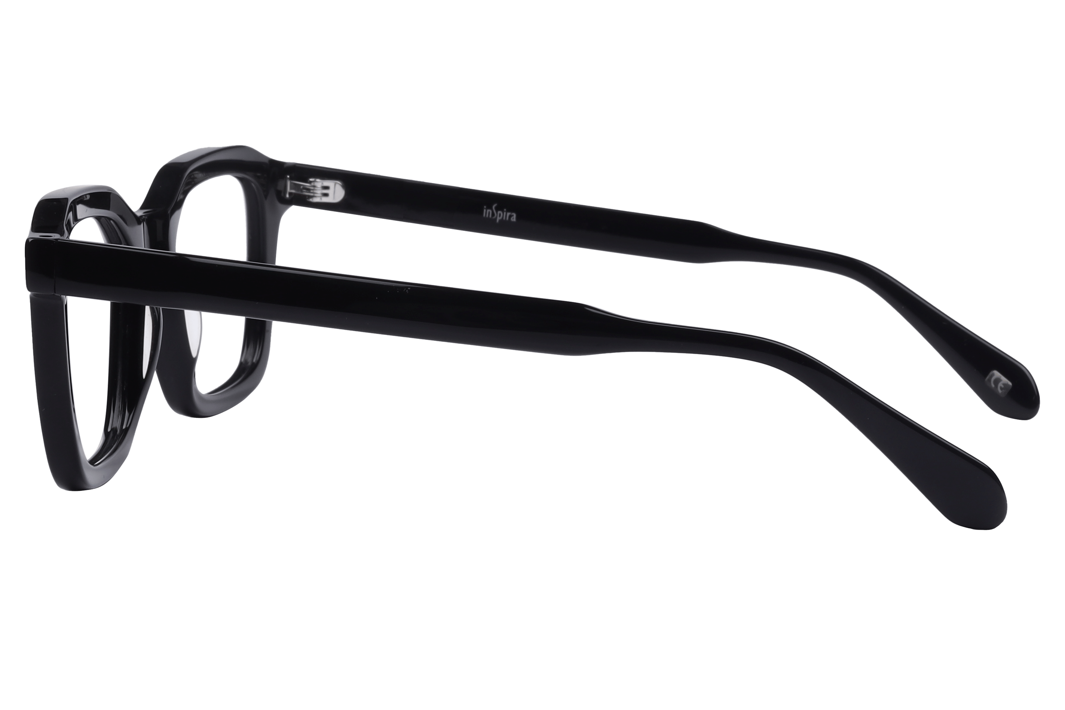 Inspira AC2308 Frame Black Male Full Shell Frame — Black frame — view 3