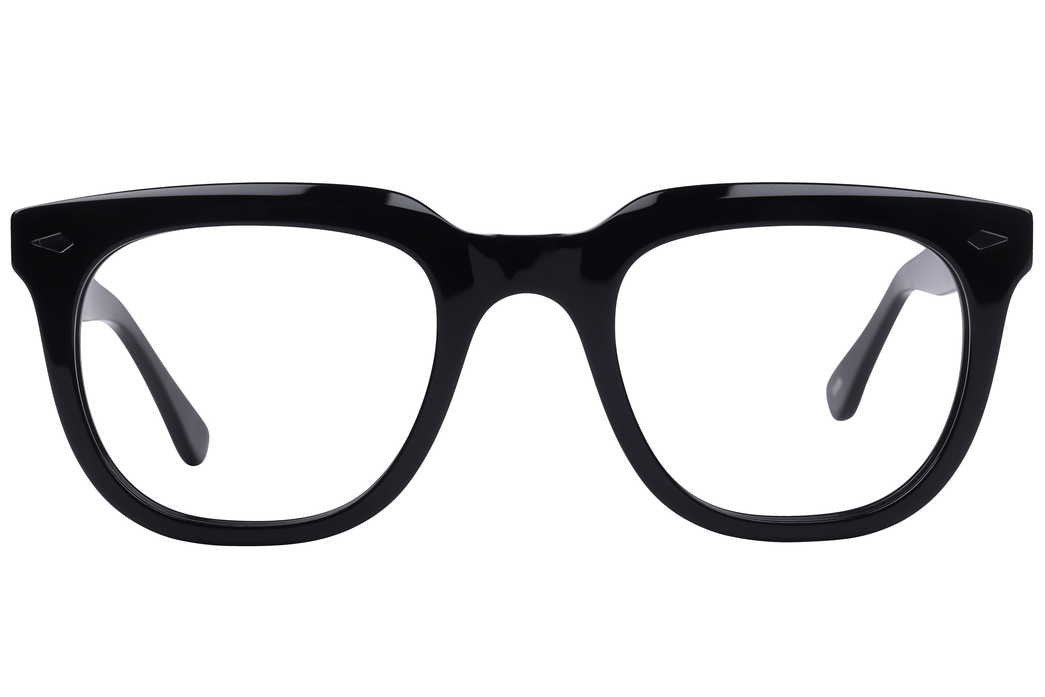Inspira ASR3008 Frame Black Male Full Shell Frame — Black frame — view 2