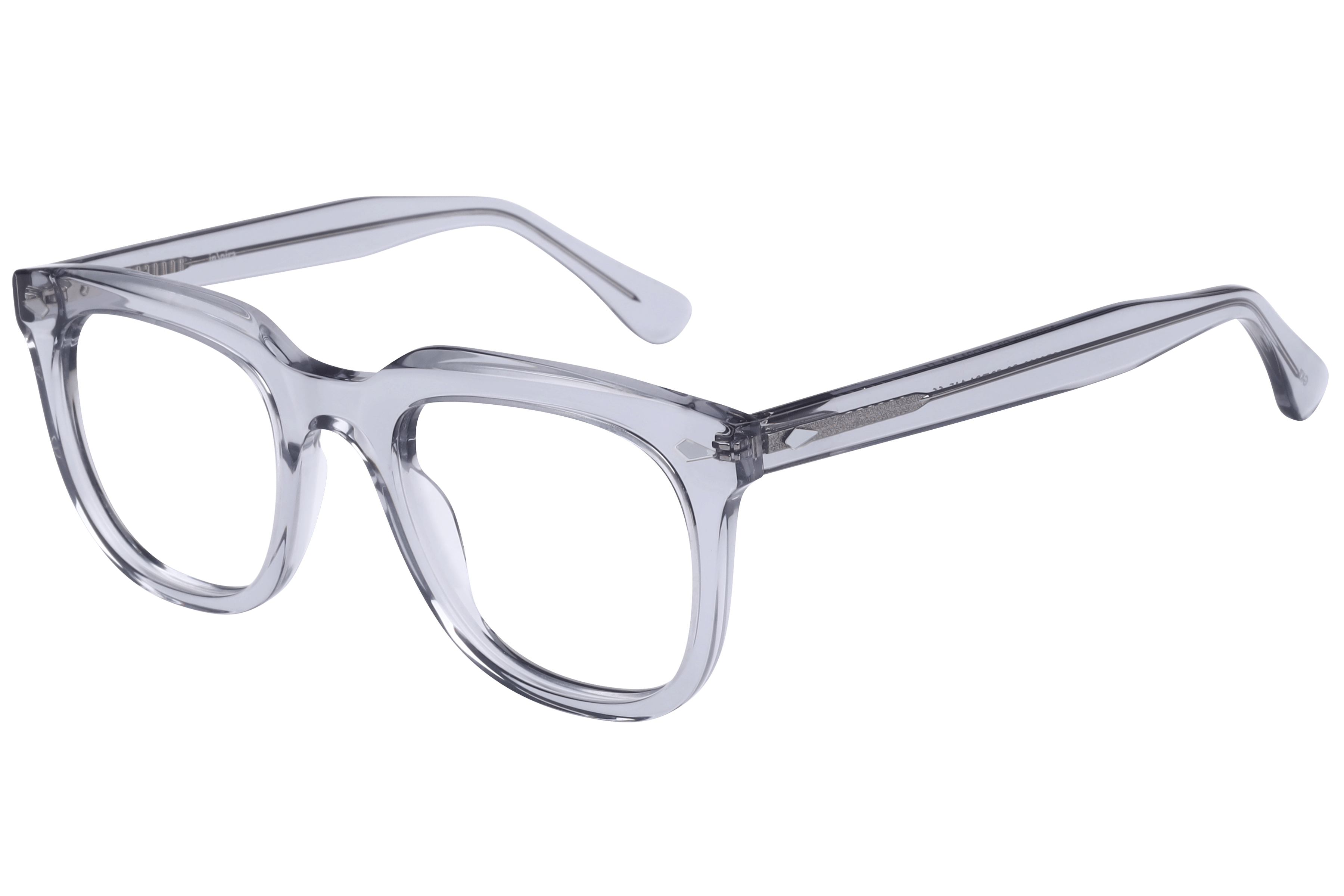 Inspira ASR3008 Frame Transparent Grey Male Full Shell — Transparent Grey frame