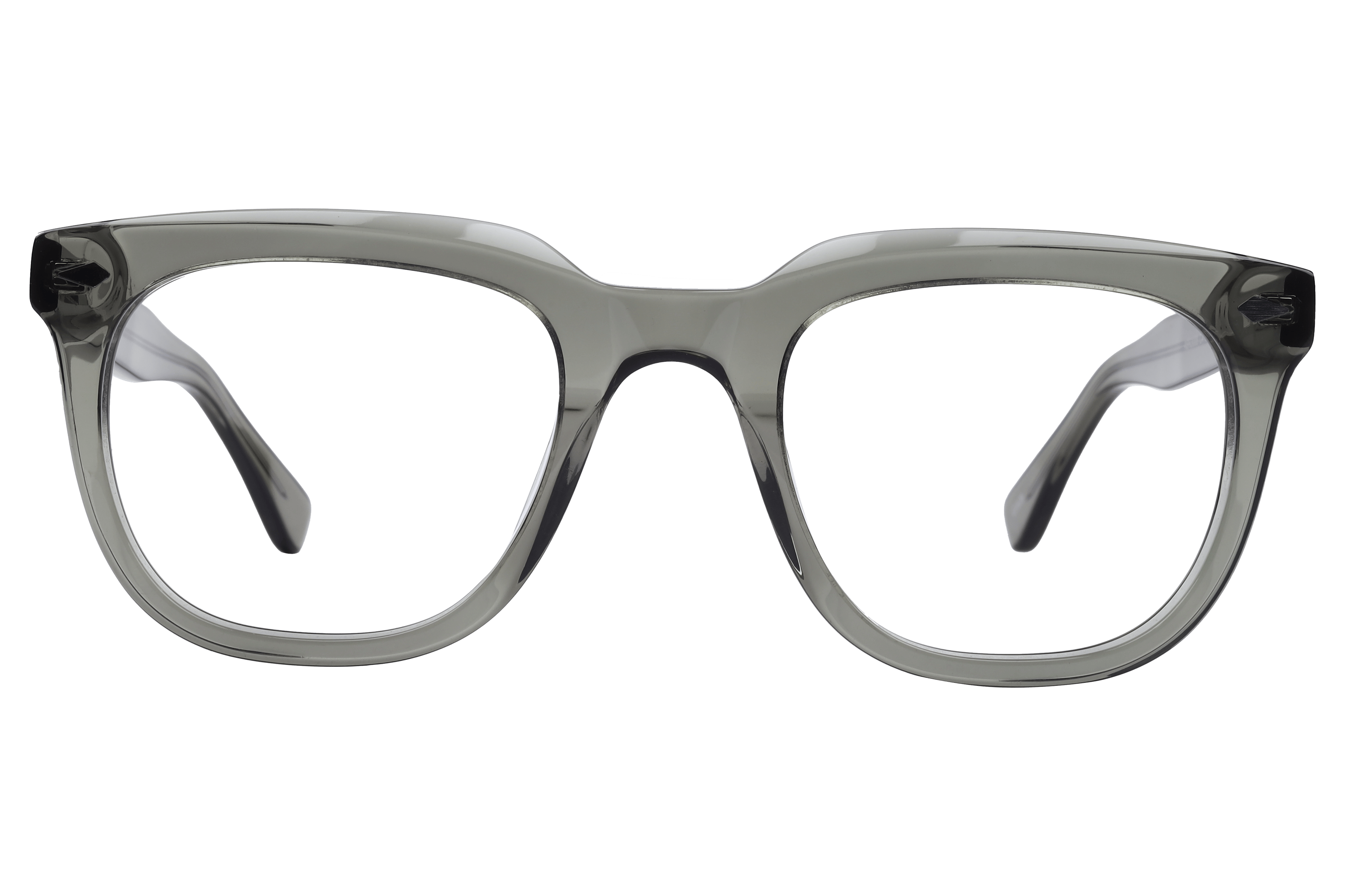 Inspira ASR3008 Frame Transparent Green Male Full Shell Frame — Transparent Green frame — view 2
