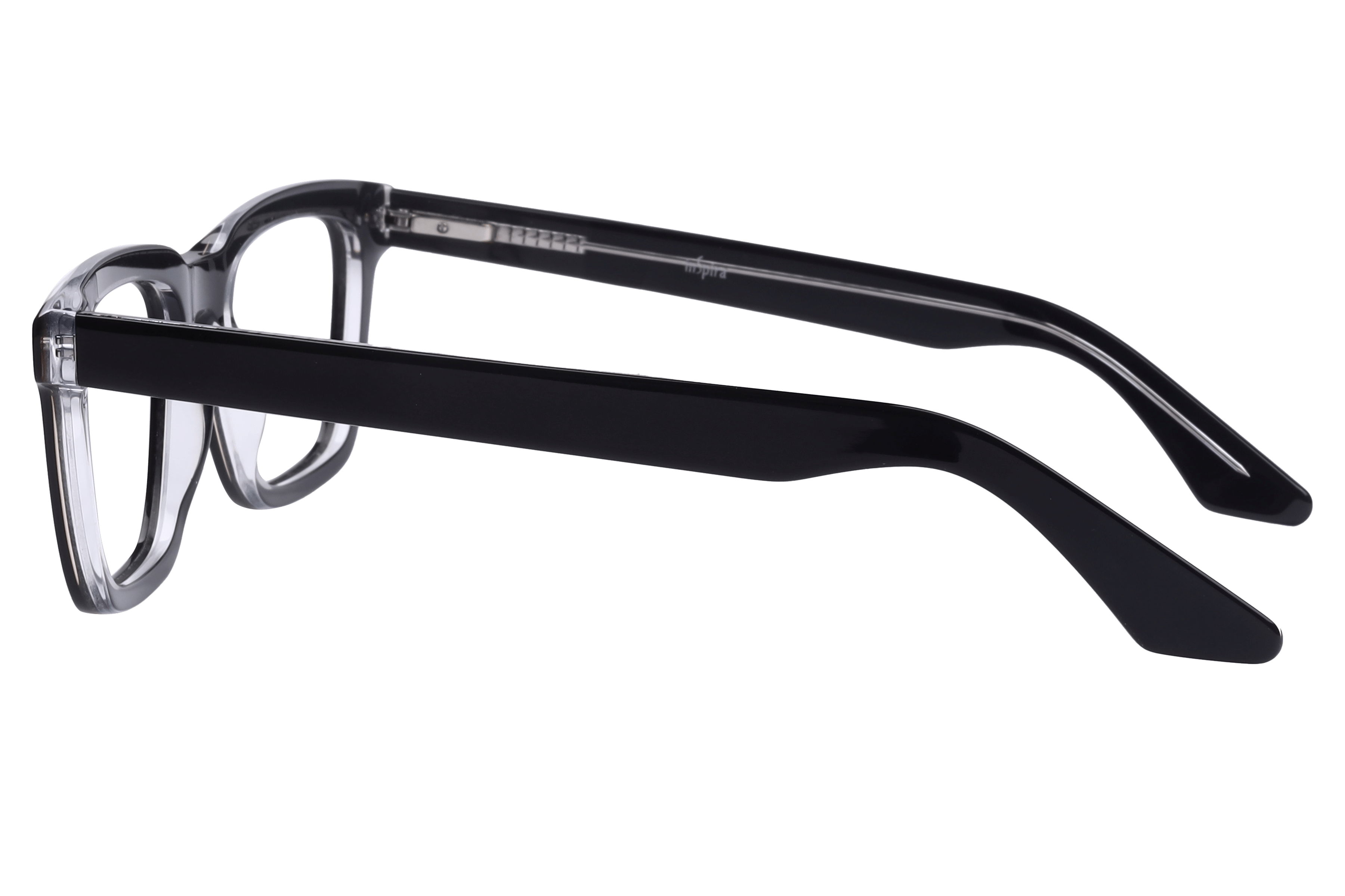 Inspira ASR3001 Frame Black Male Full Shell Frame — Black frame — view 3