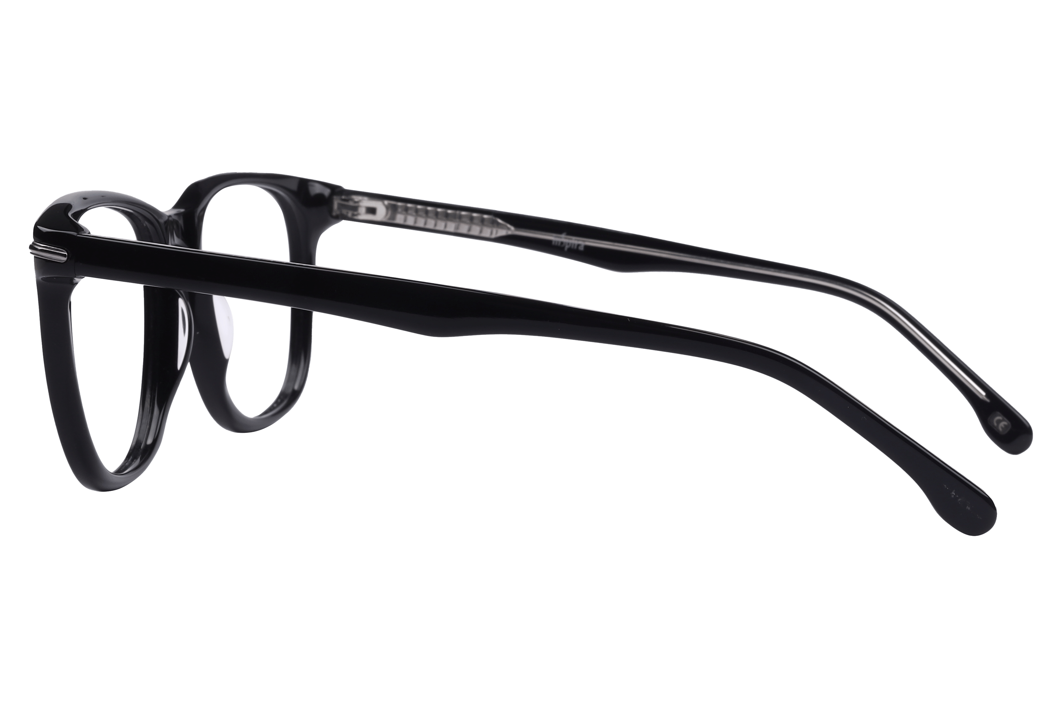 Inspira AS6493 Frame Black Male Full Shell Frame — Black frame — view 3