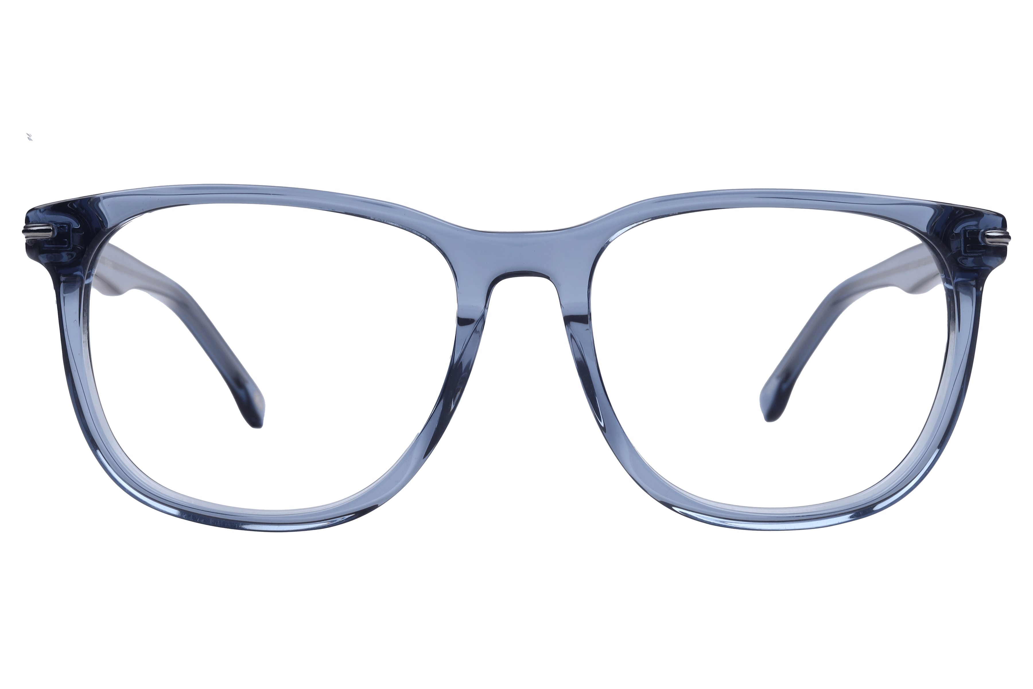 Inspira AS6493 Frame Transparent Blue Male Full Shell Frame — Transparent Blue frame — view 2