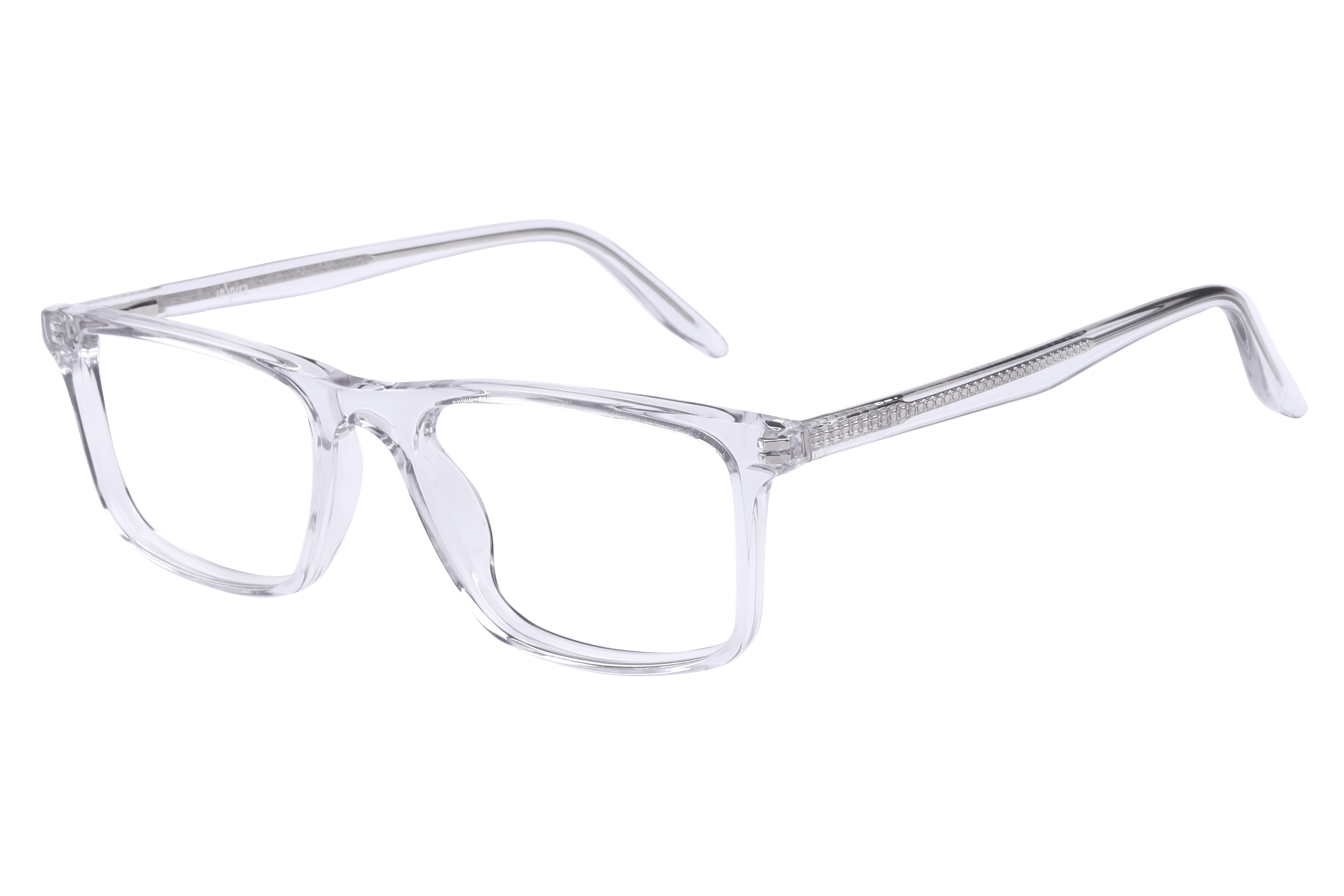 Inspira M.8050 Frame Transparent Unisex Full Shell — Transparent Blue frame