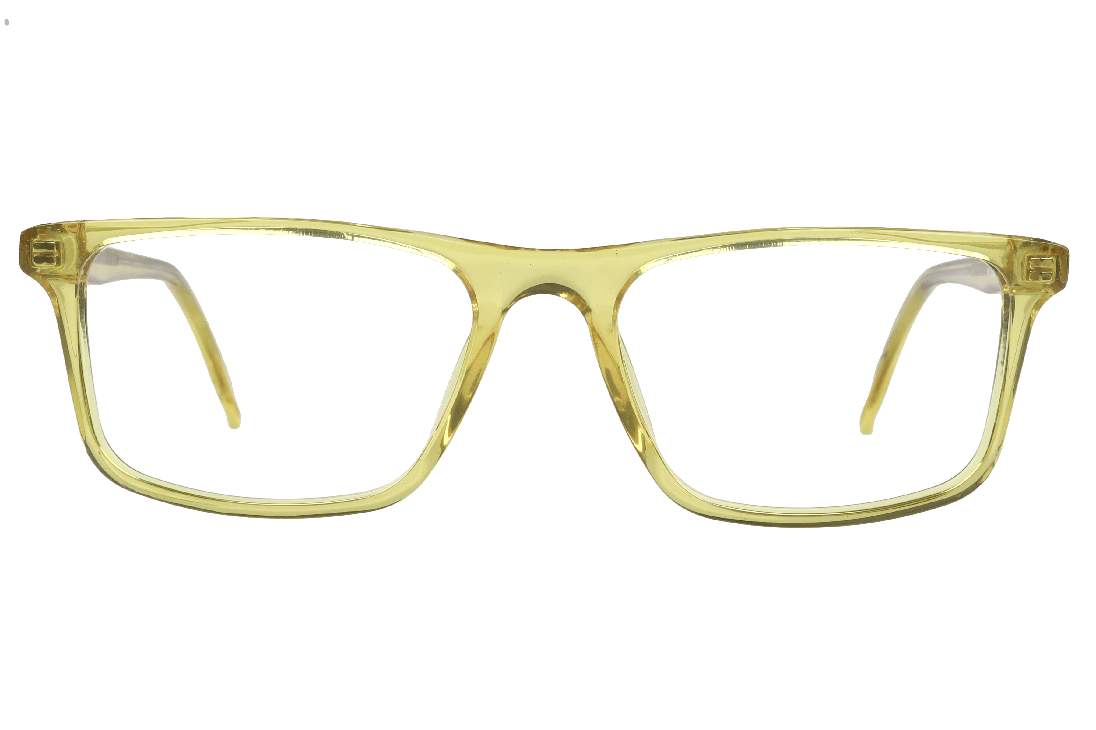 Inspira M.8050 Frame Transparent Yellow Unisex Full Shell Frame — Transparent Yellow frame — view 2