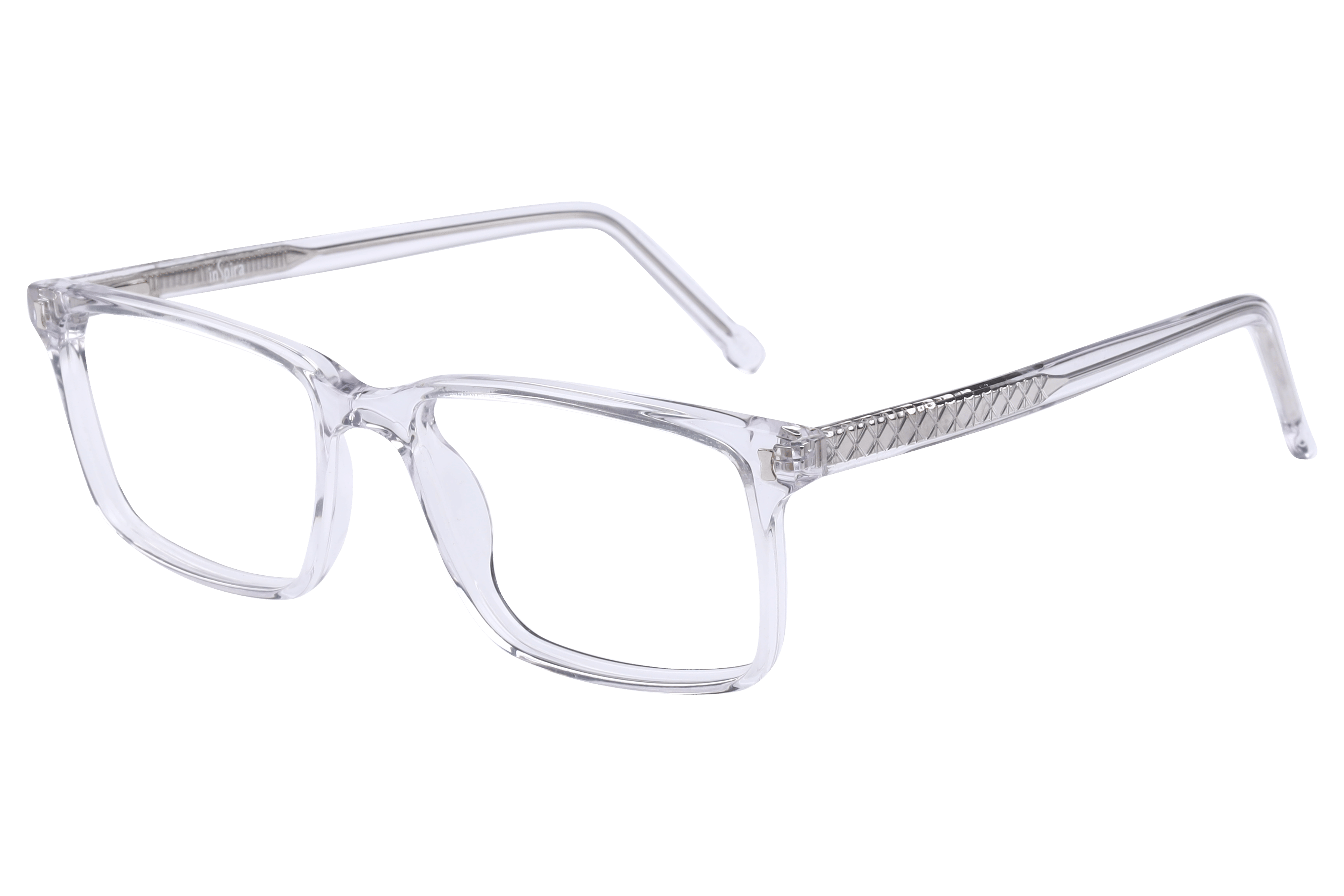 Inspira M.8056 Frame Transparent Male Full Shell — Transparent frame
