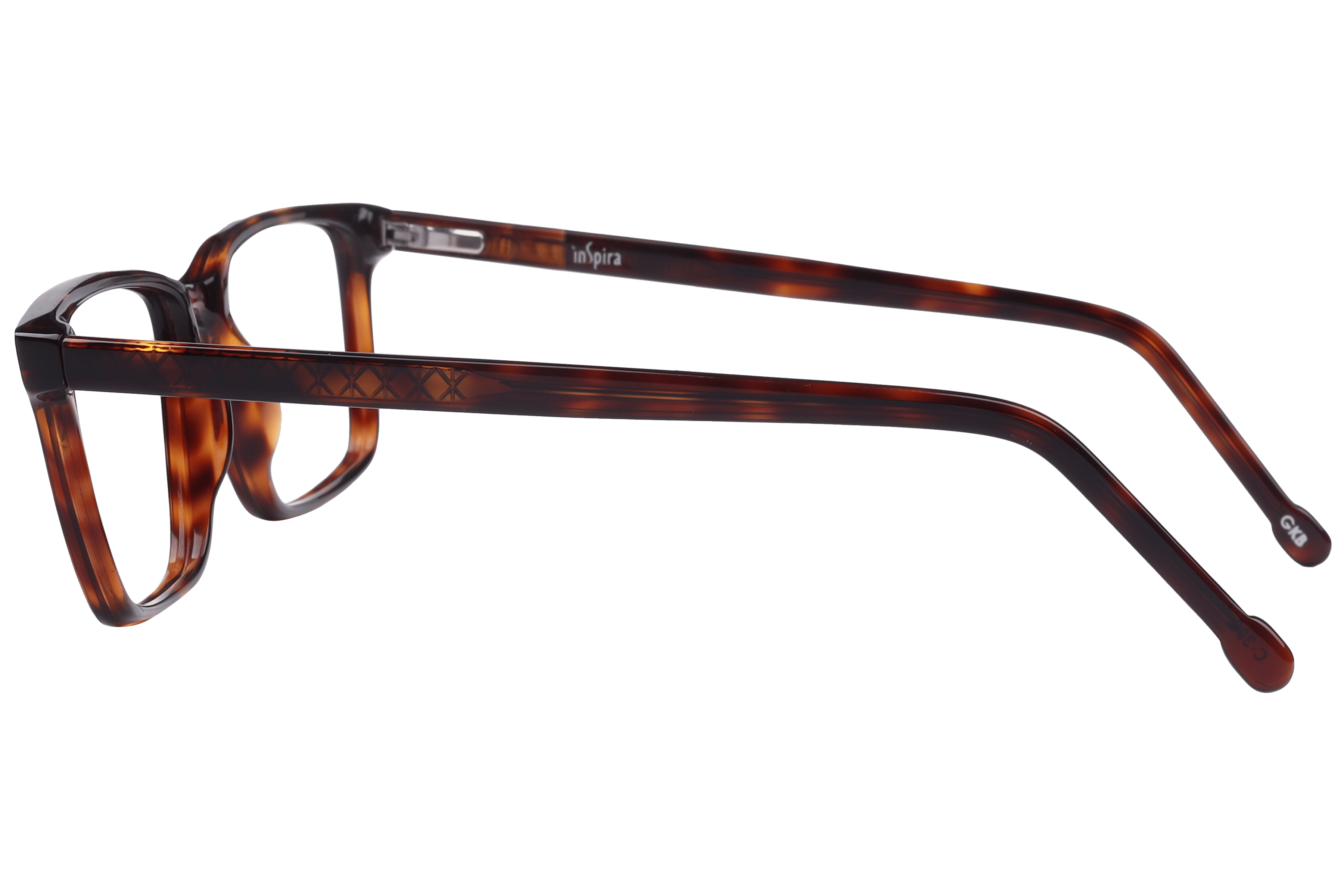 Inspira M.8056 Frame Havana Male Full Shell Frame — Havana frame — view 3