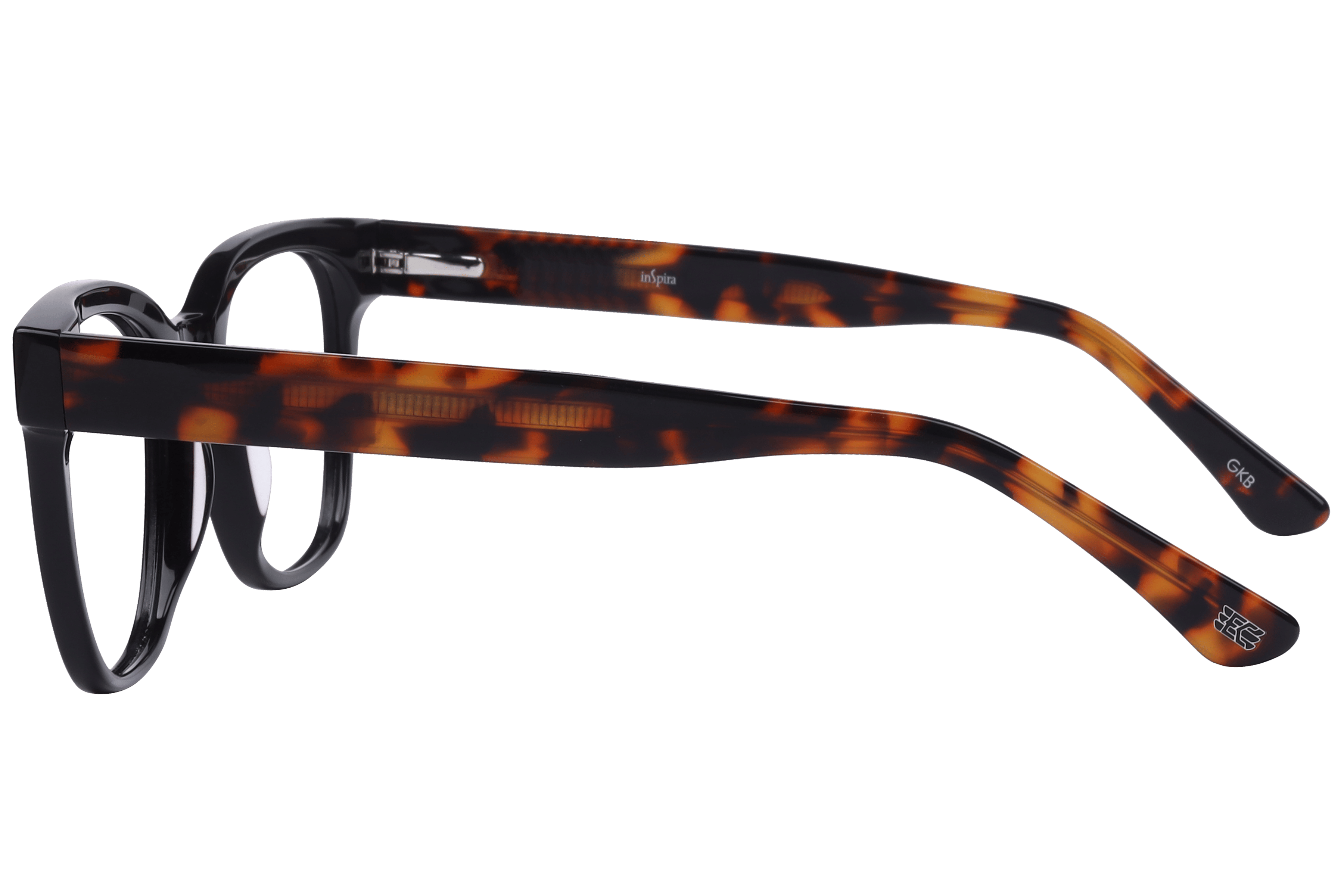 Inspira EC-3-426 Frame Black Unisex Full Shell Frame — Black frame — view 3