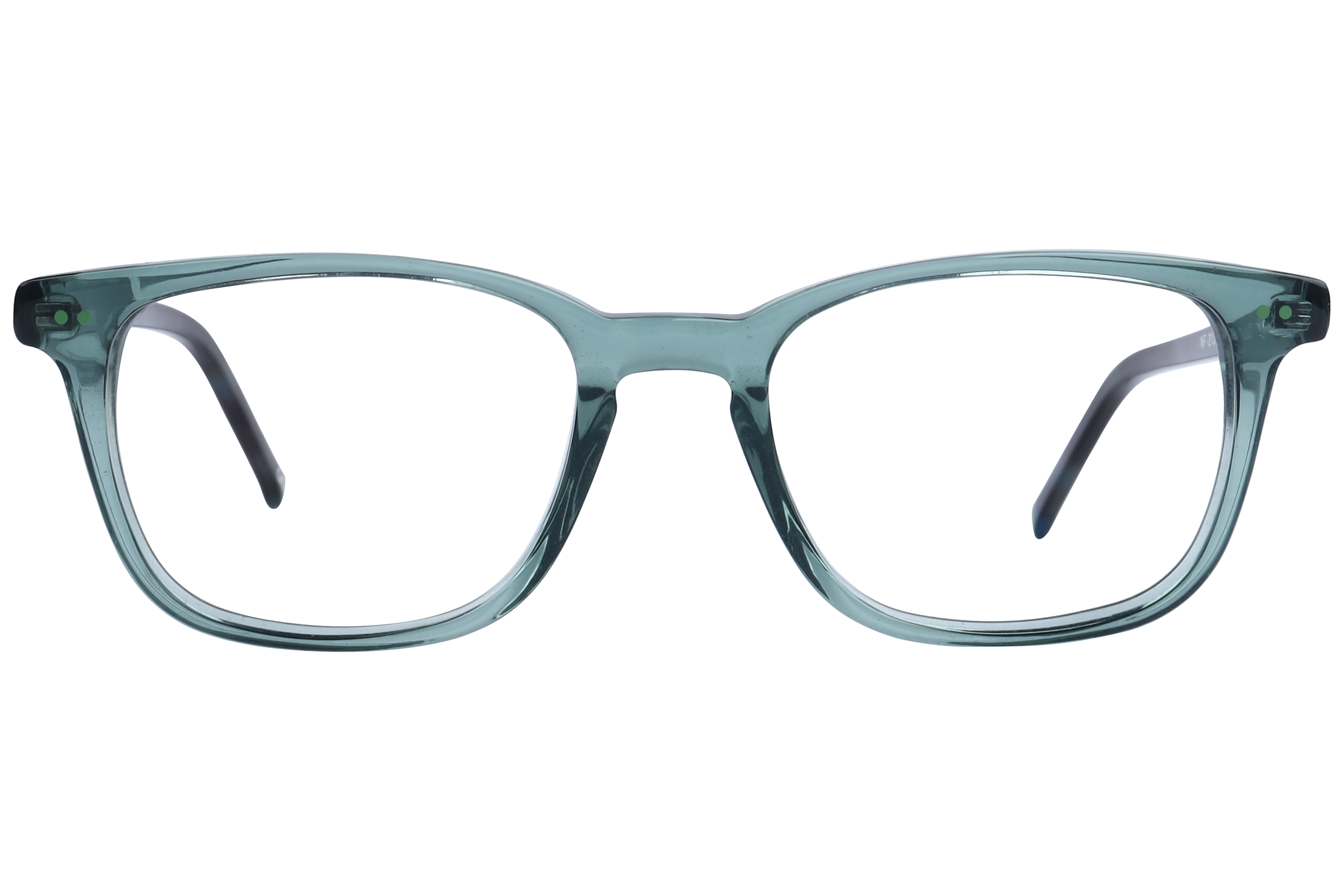 Inspira F2100 Frame Transparent Green Unisex Full Shell Frame — Transparent Green frame — view 2
