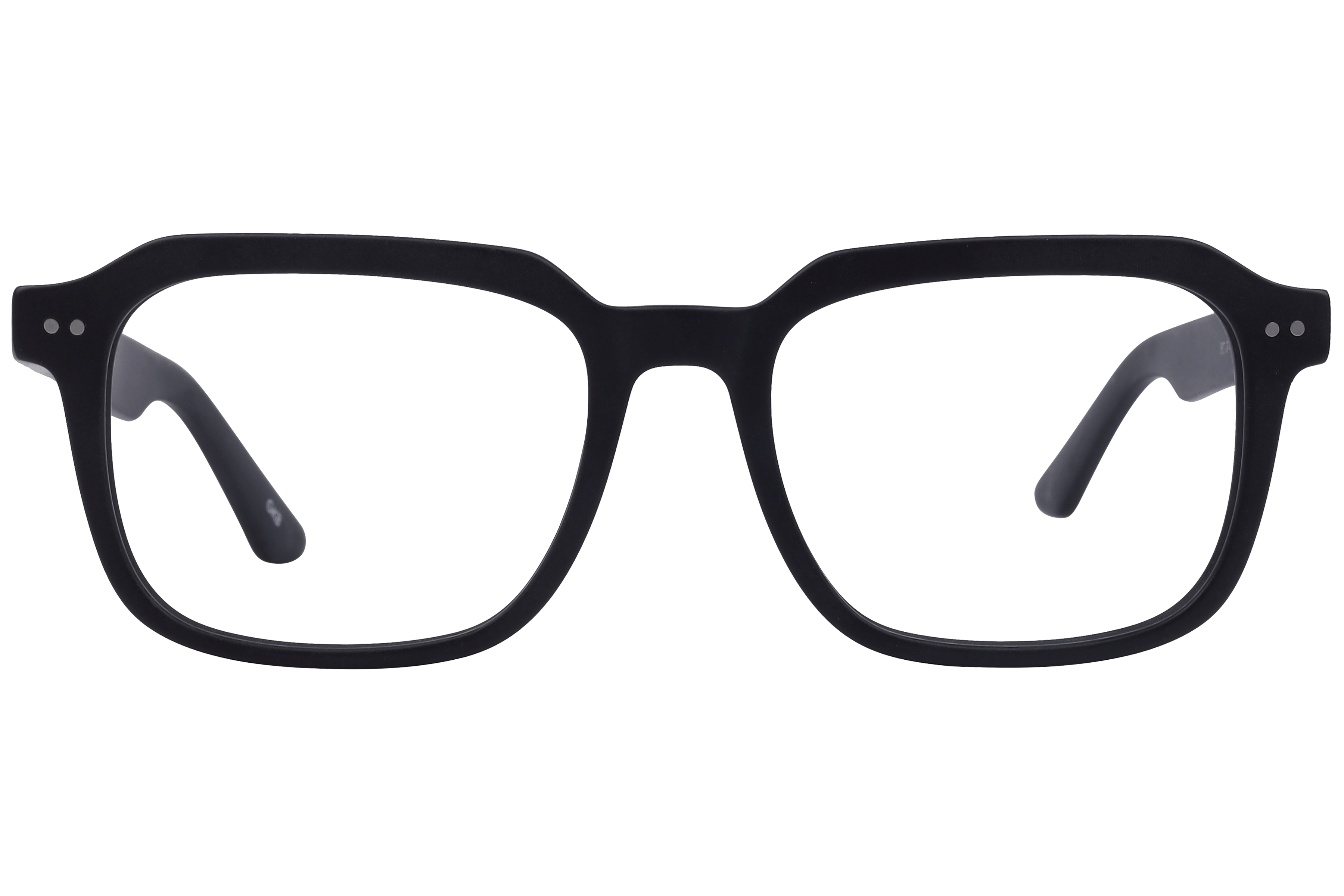 Inspira EC-3-429 Frame Matt Black Male Full Shell Frame — Matt Black frame — view 2
