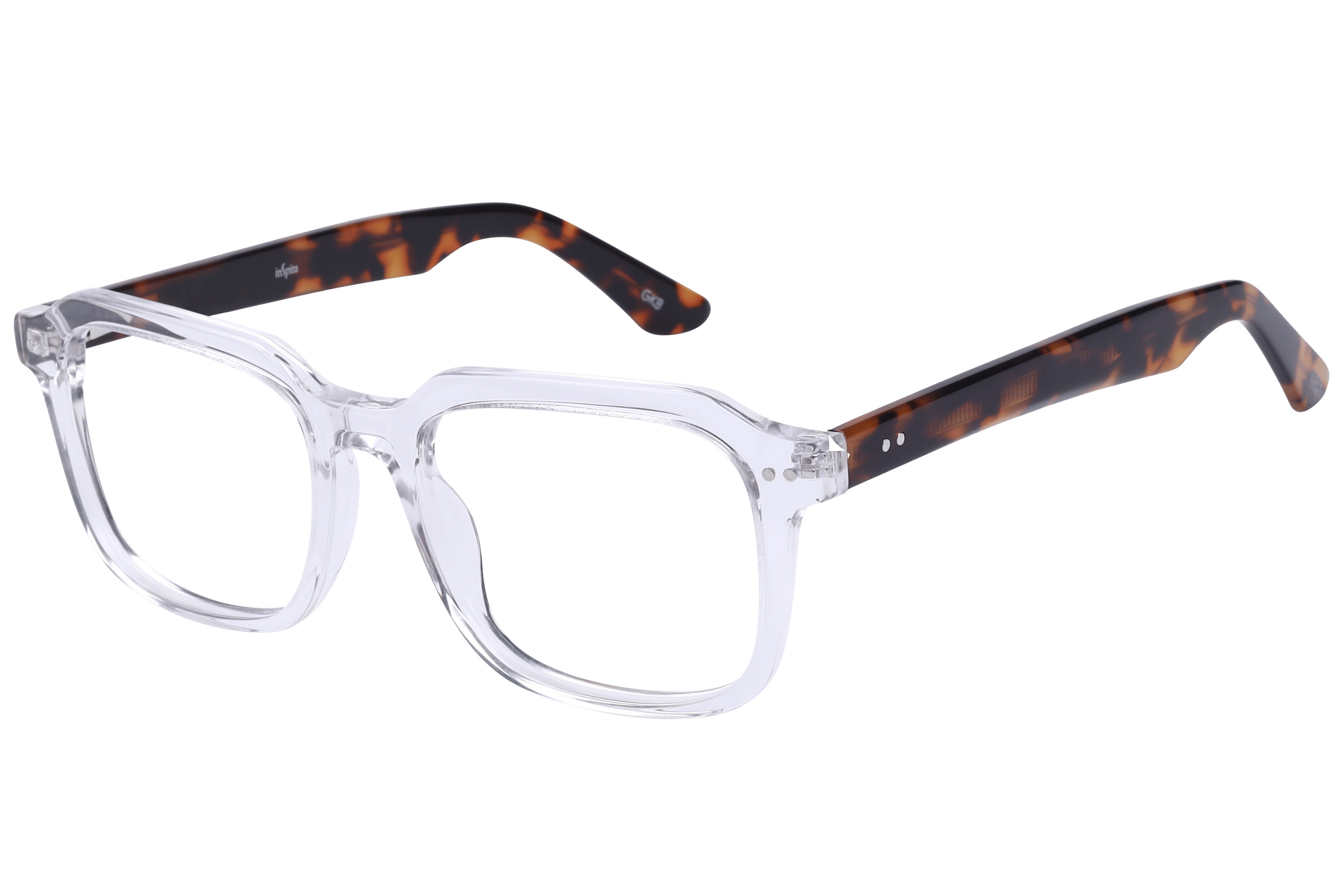 Inspira EC-3-429 Frame Transparent Male Full Shell — Transparent frame