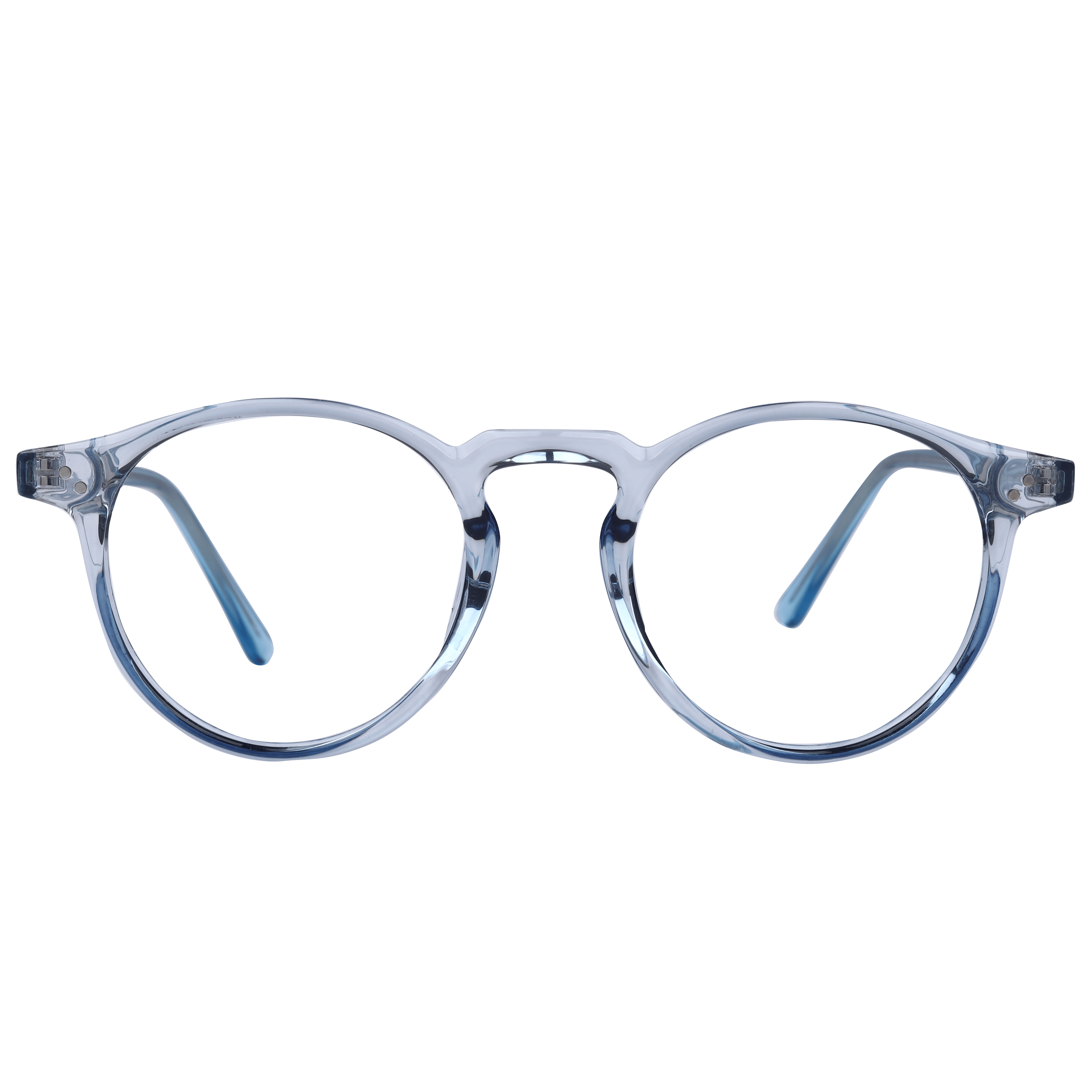 Inspira 8353 Frame Transparent Blue Unisex Full Shell Frame — Transparent Blue frame — view 2