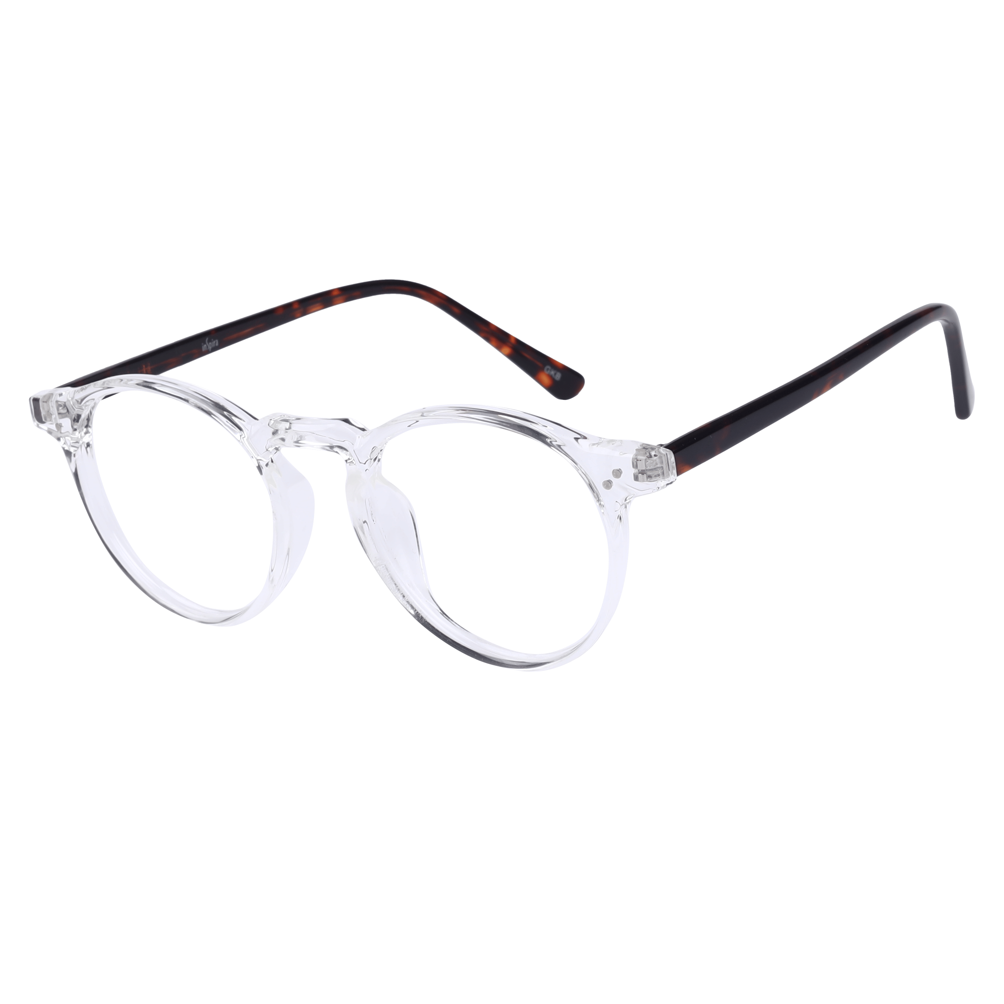 Inspira 8353 Frame Transparent Unisex Full Shell — Transparent frame