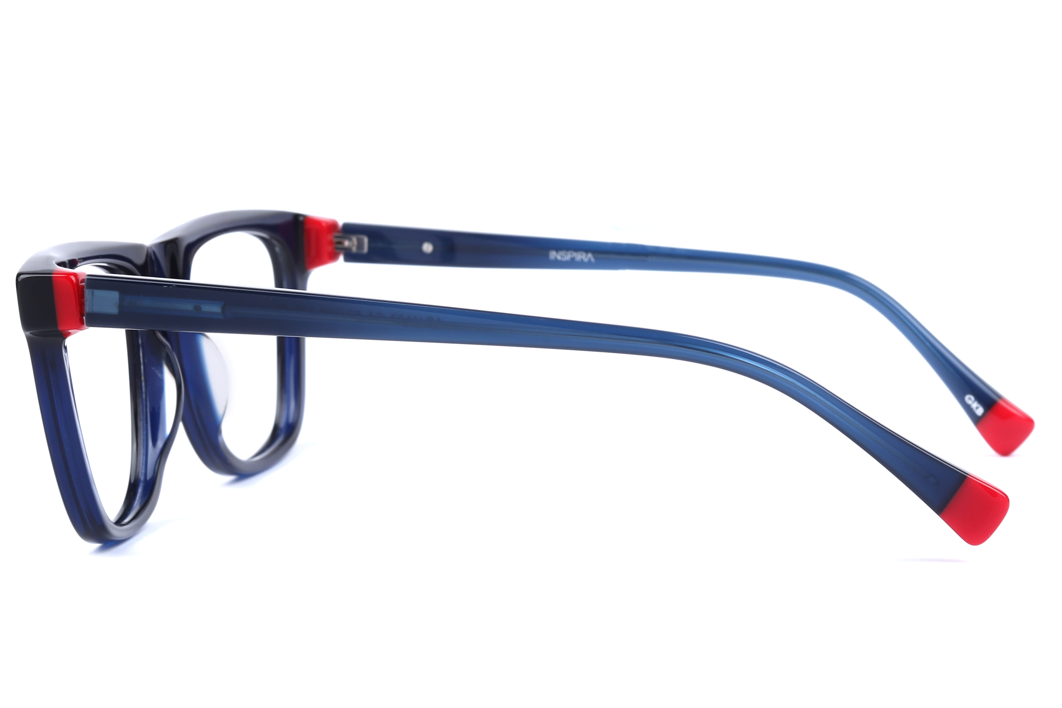 Inspira ASJ1123 Frame Blue Male Full Shell Frame — Blue frame — view 3