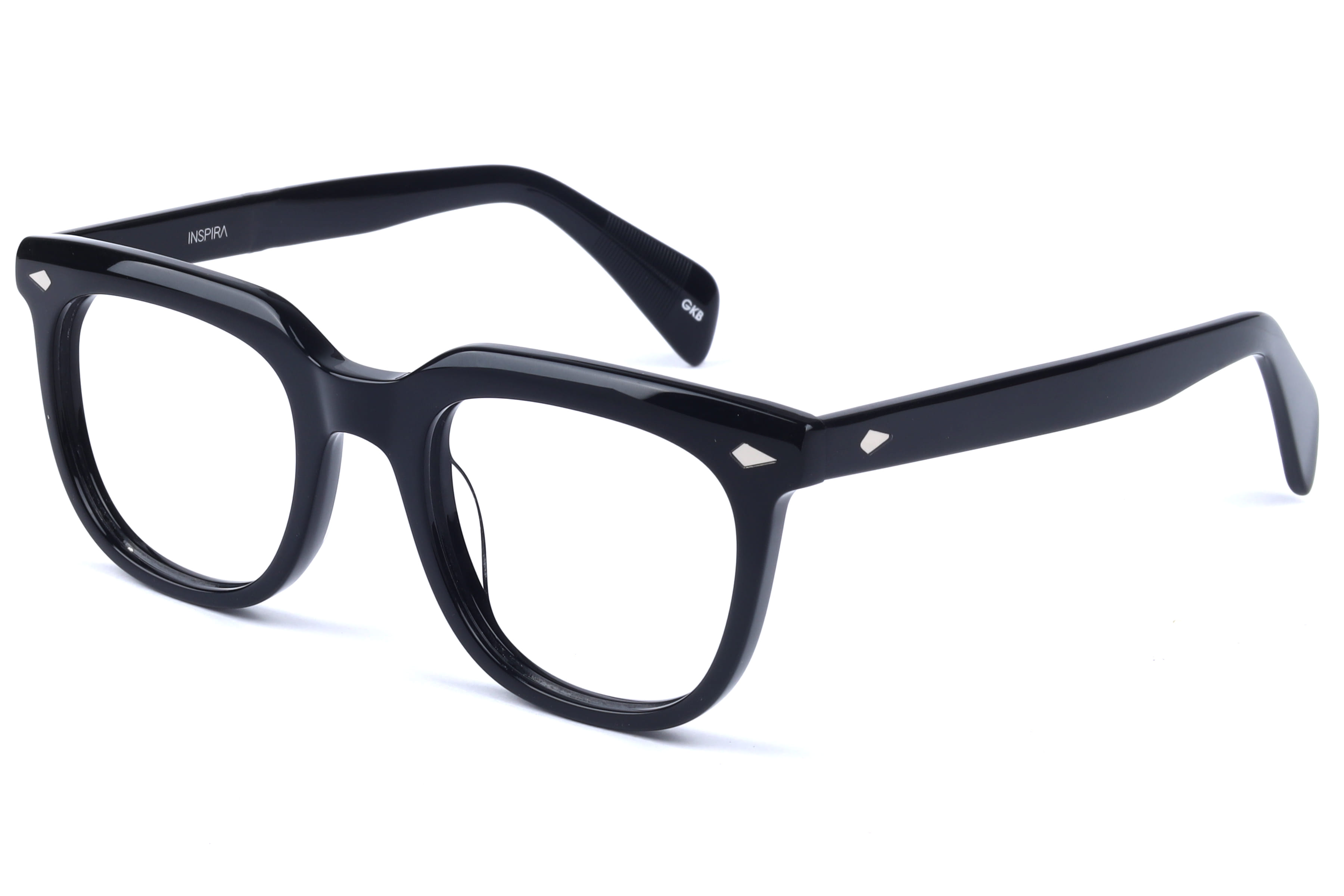 Inspira ASJ1096 Frame Black Unisex Full Shell Frame — Black frame — view 1
