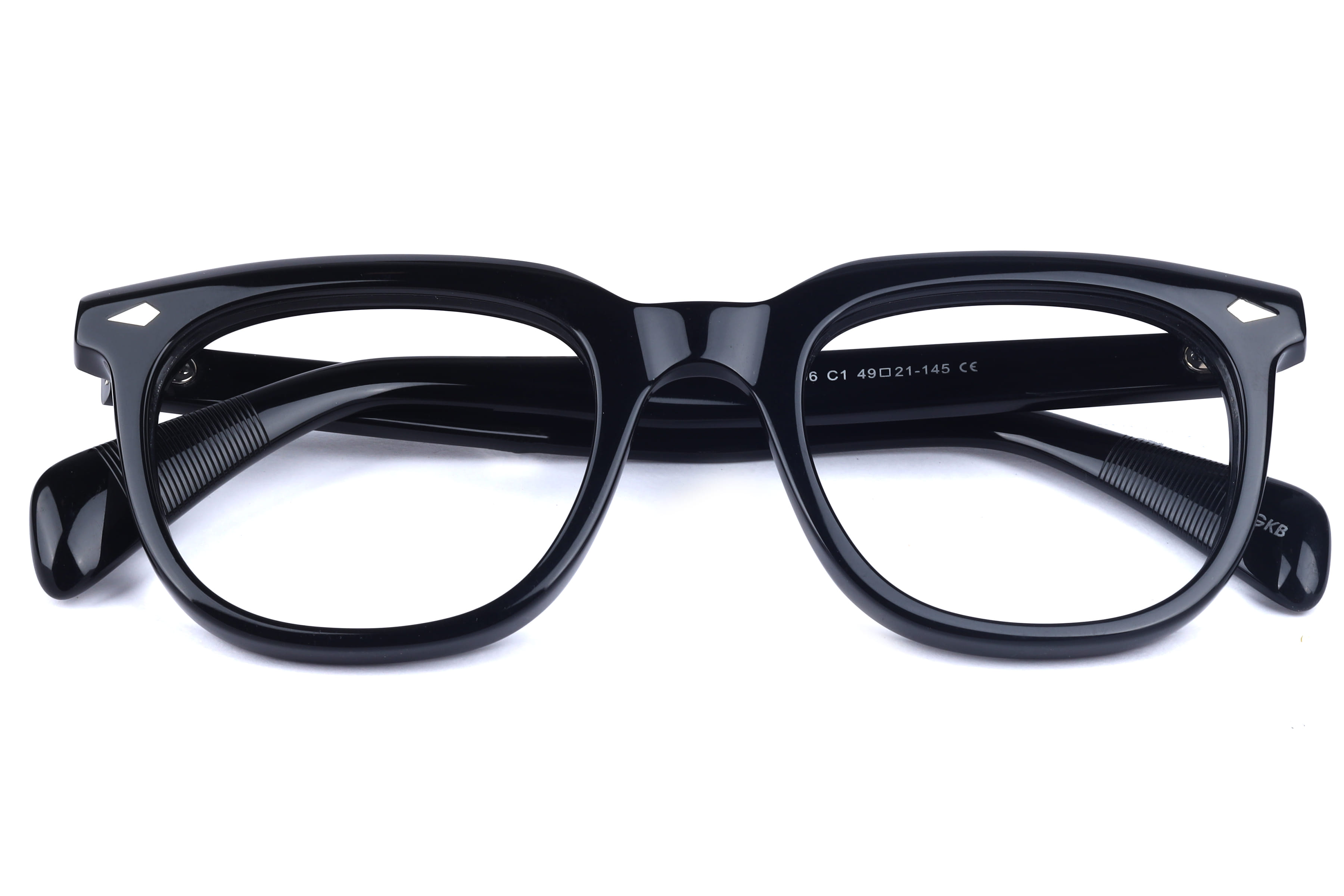 Inspira ASJ1096 Frame Black Unisex Full Shell Frame — Black frame — view 4
