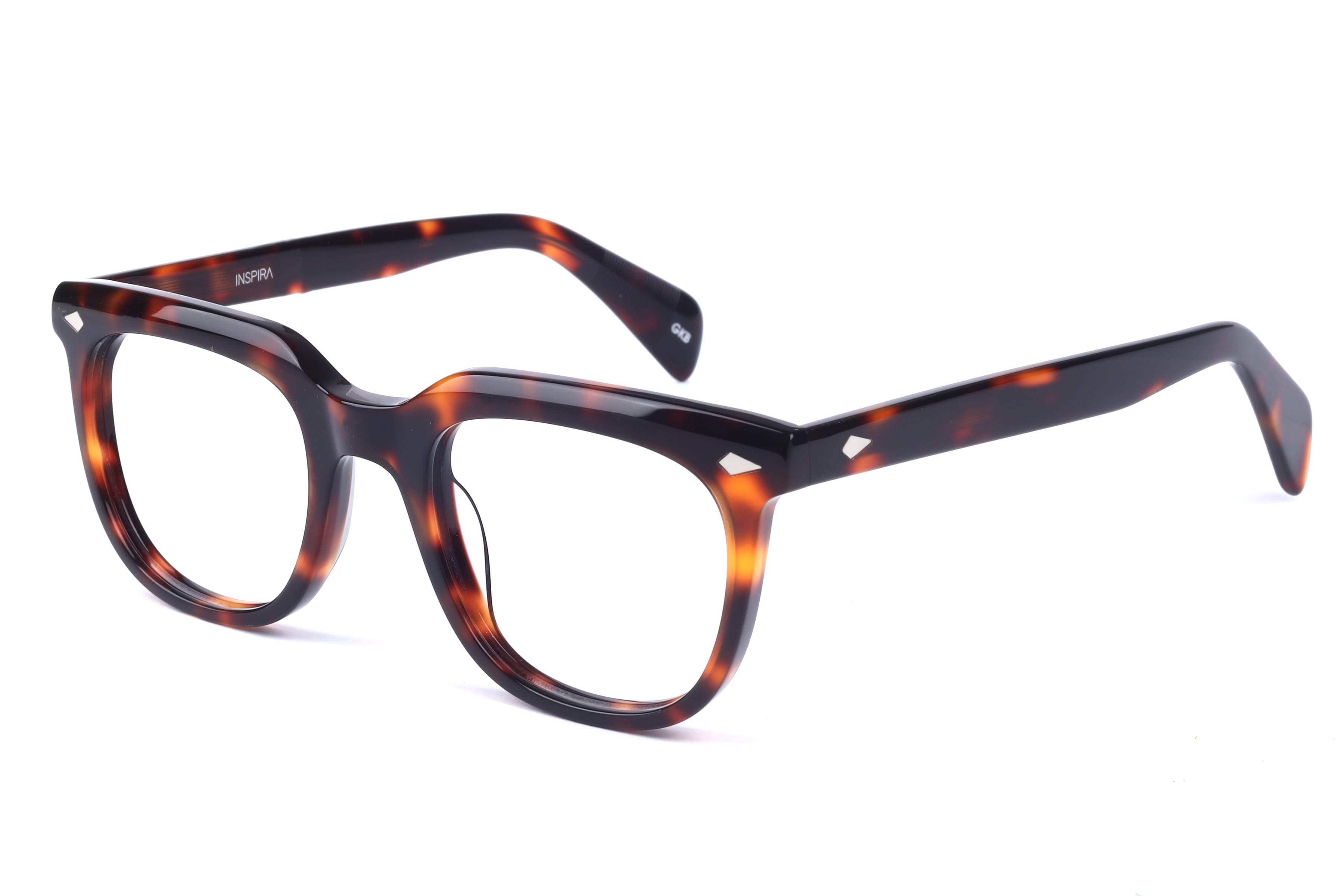 Inspira ASJ1096 Frame Havana Unisex Full Shell Frame — Havana frame — view 1