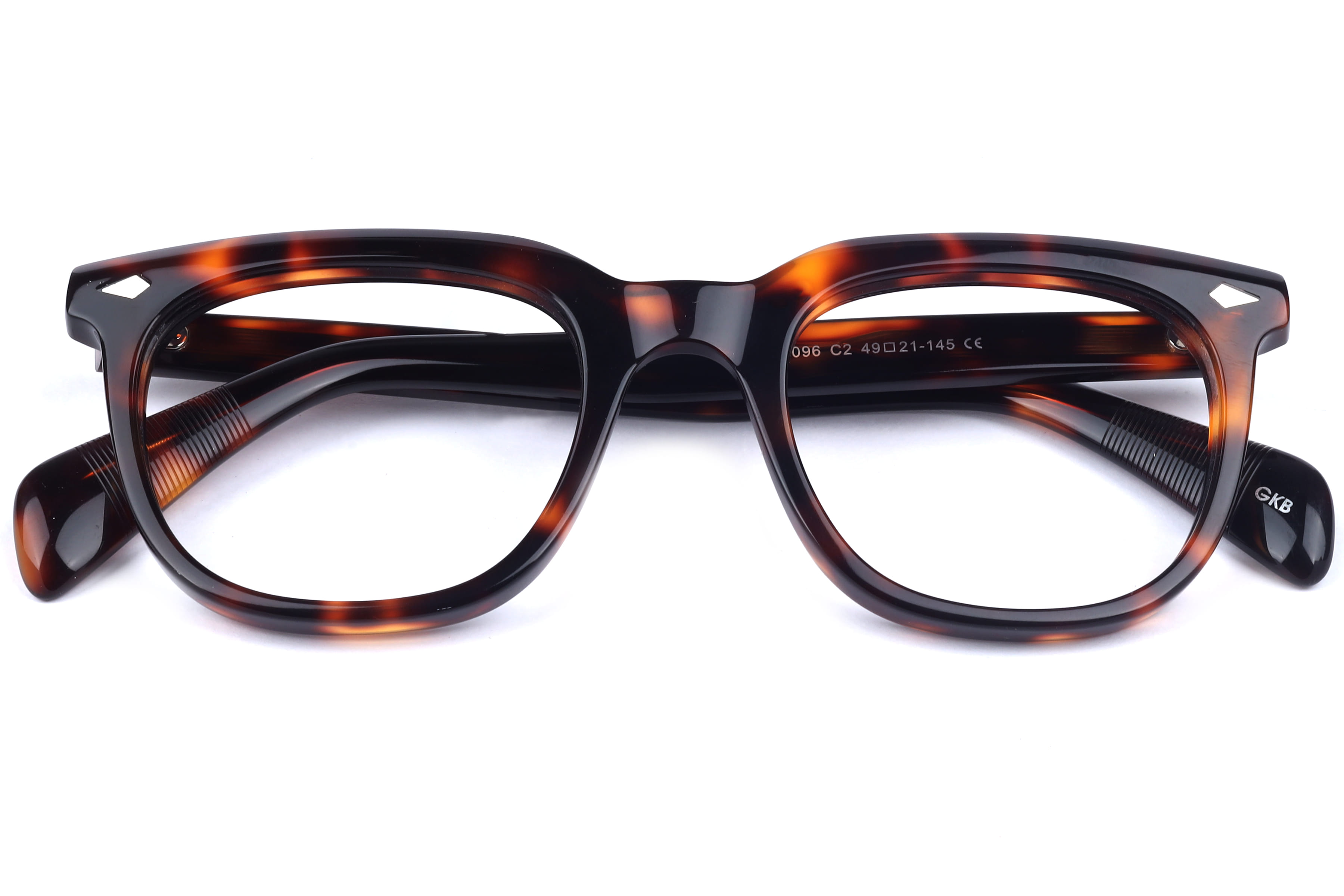 Inspira ASJ1096 Frame Havana Unisex Full Shell Frame — Havana frame — view 4