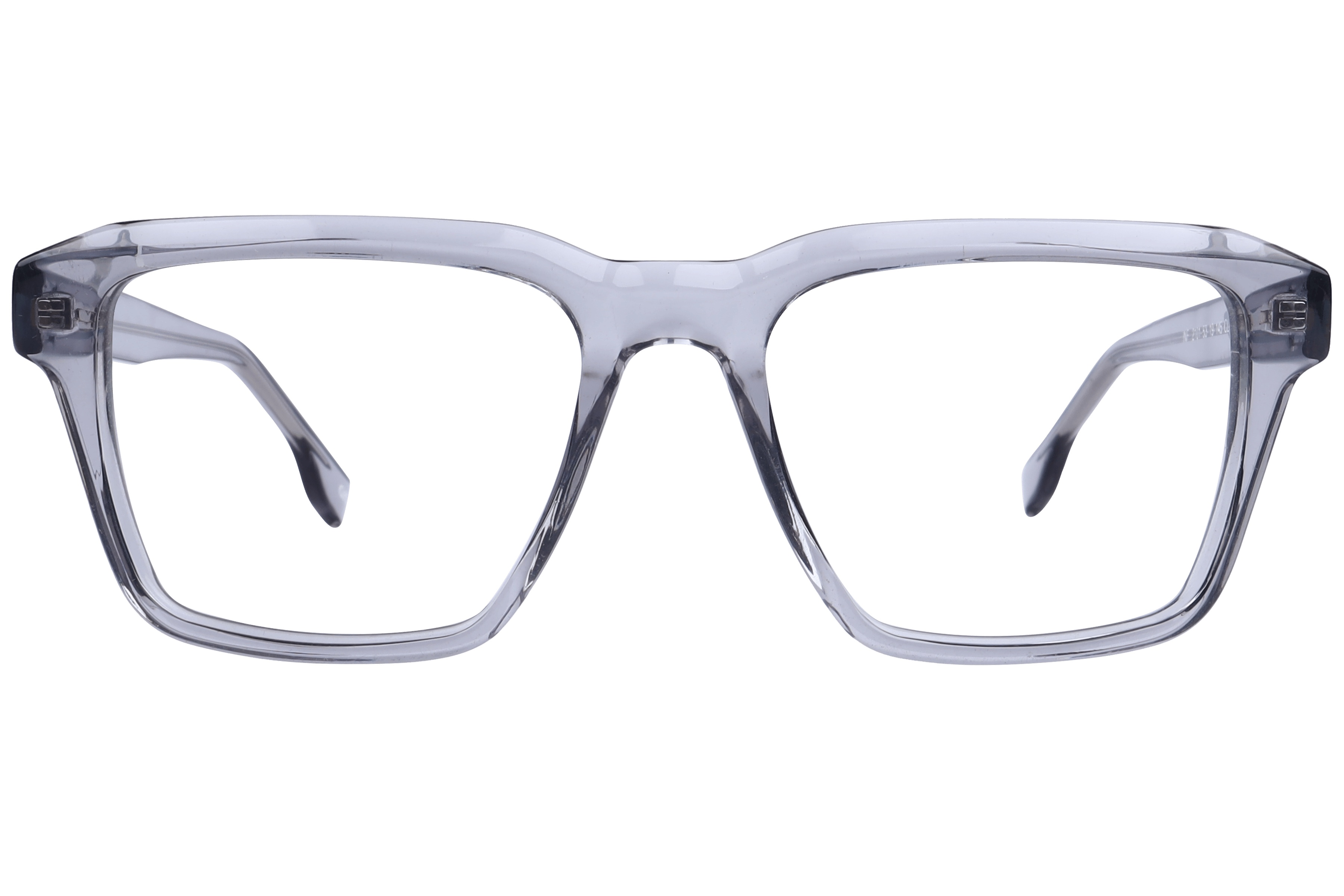 Inspira F2101 Frame Transparent Grey Male Full Shell Frame — Transparent Grey frame — view 2