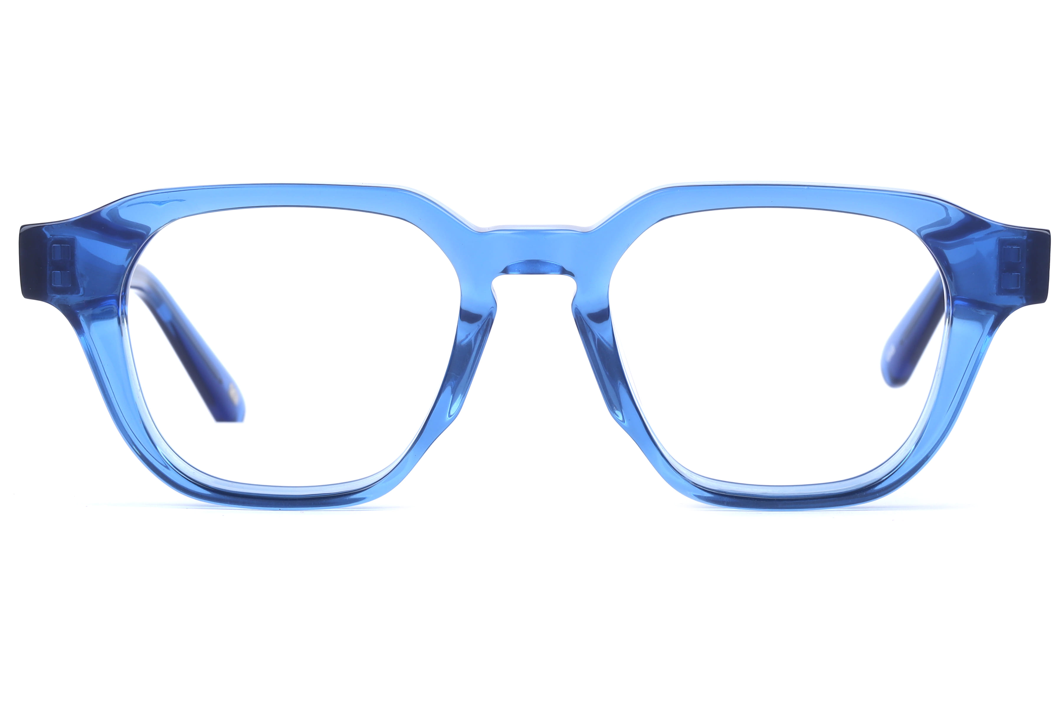 Inspira AS6501 Frame Transparent Blue Unisex Full Shell — Transparent Blue frame