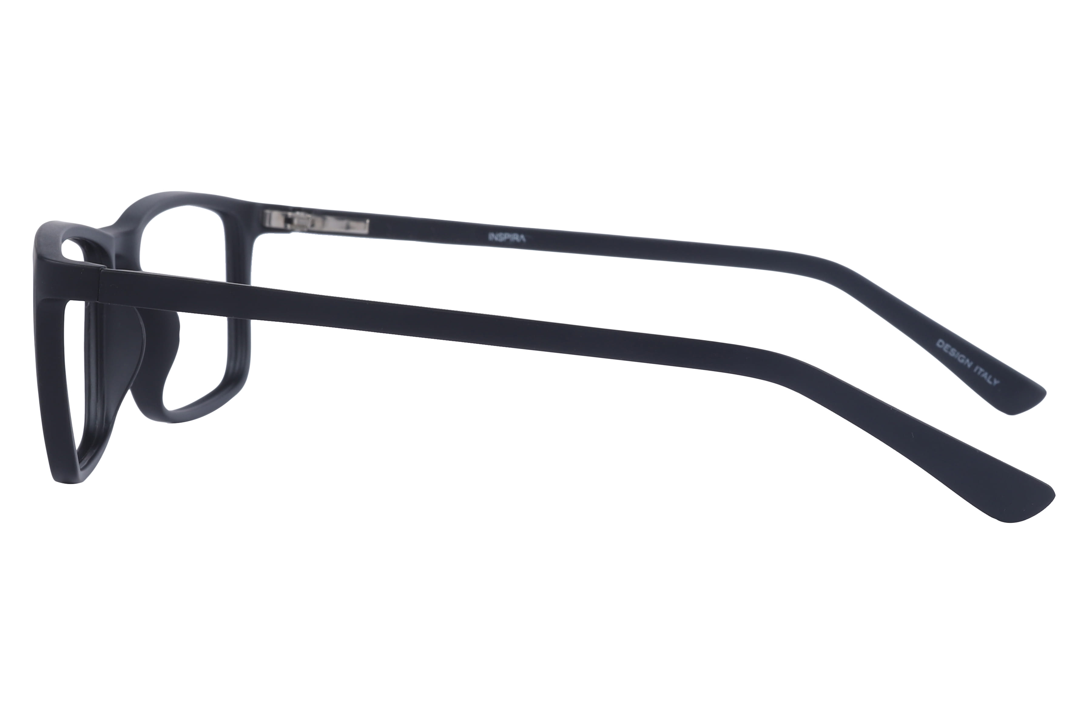 Inspira UF-106 Frame Matt Black Unisex Full Shell Frame — view 3