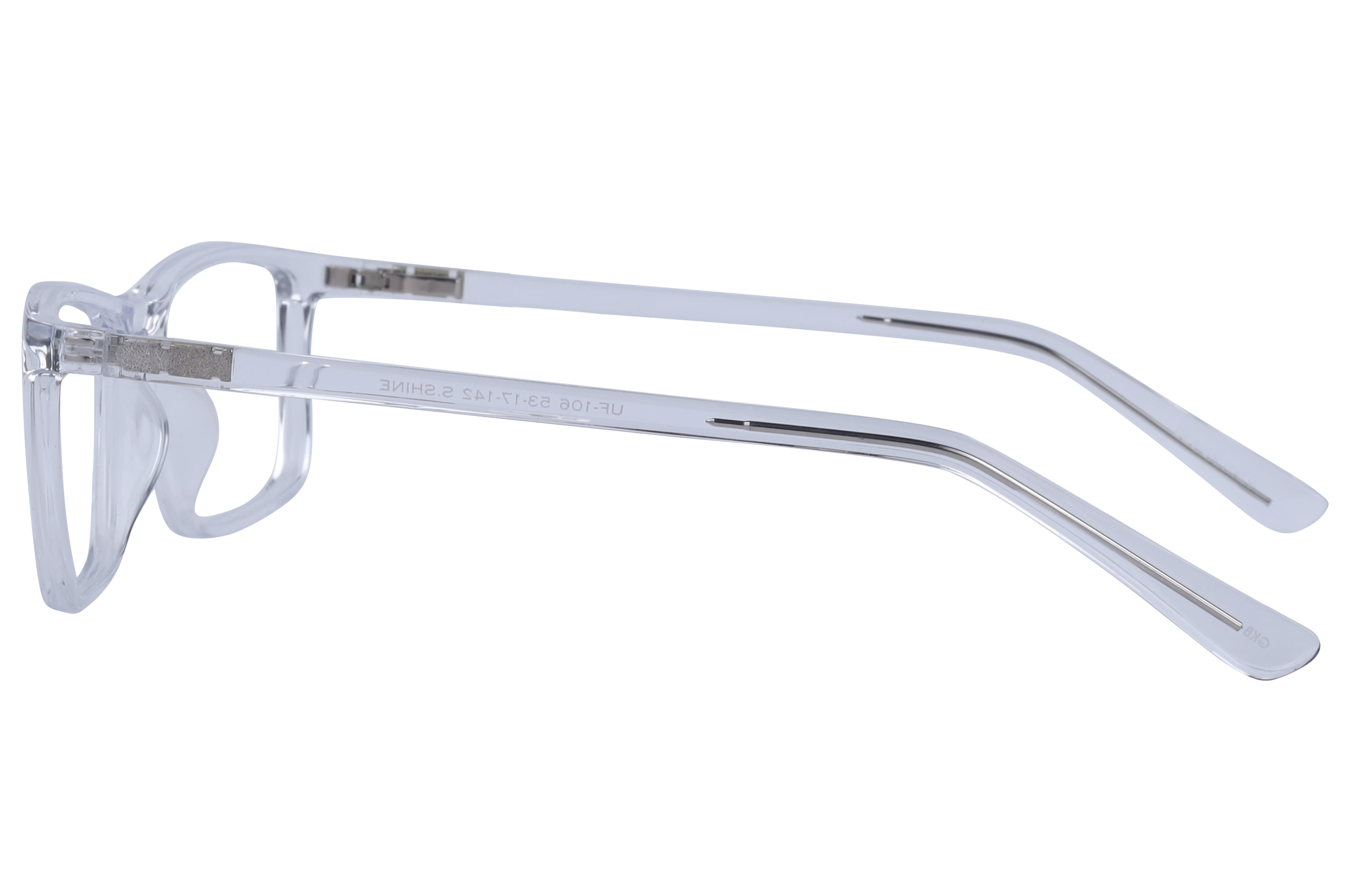 Inspira UF-106 Frame Transparent Unisex Full Shell Frame — view 3