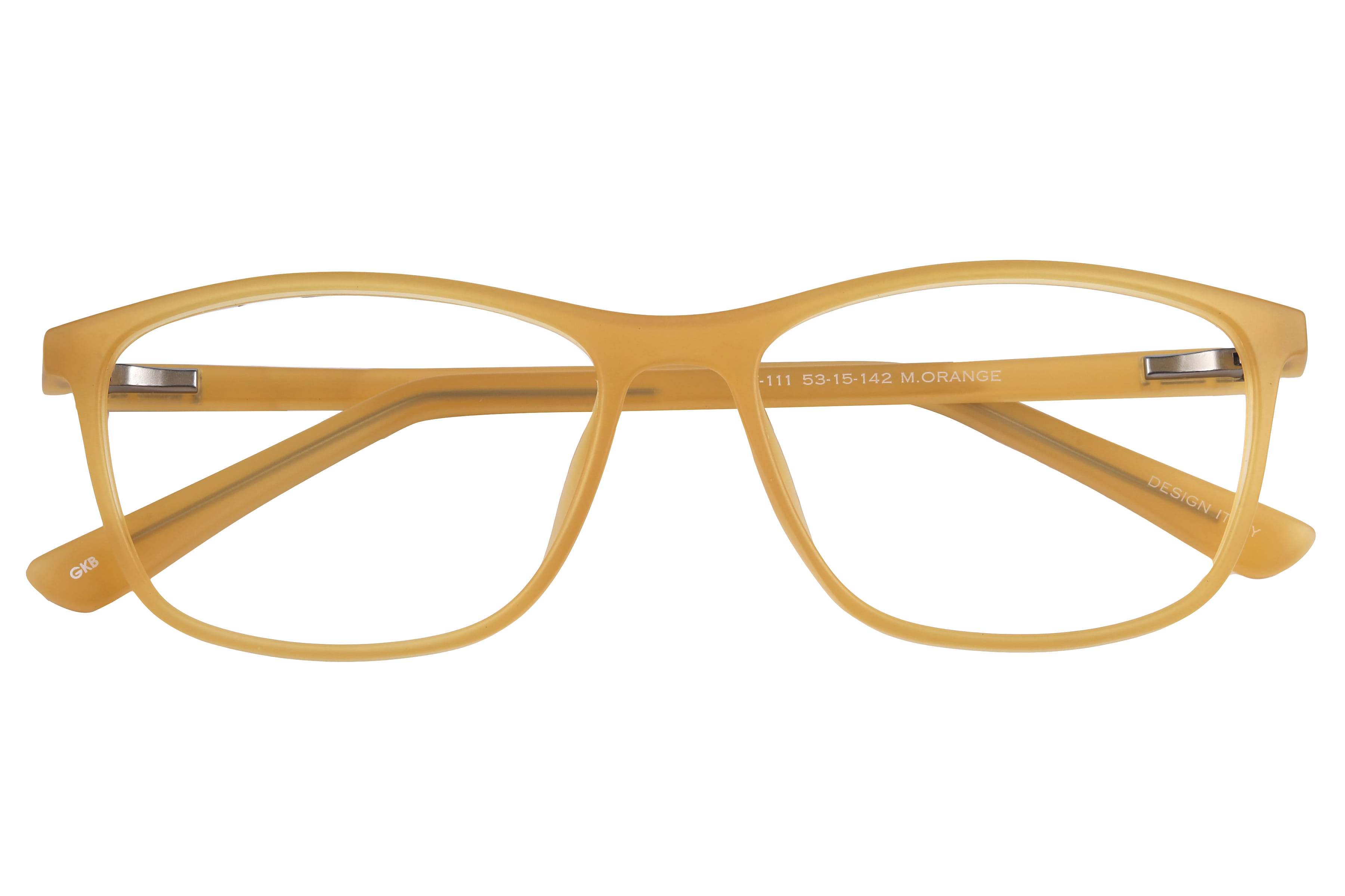 Inspira UF-111 Frame Orange Unisex Full Shell Frame — Orange frame — view 4